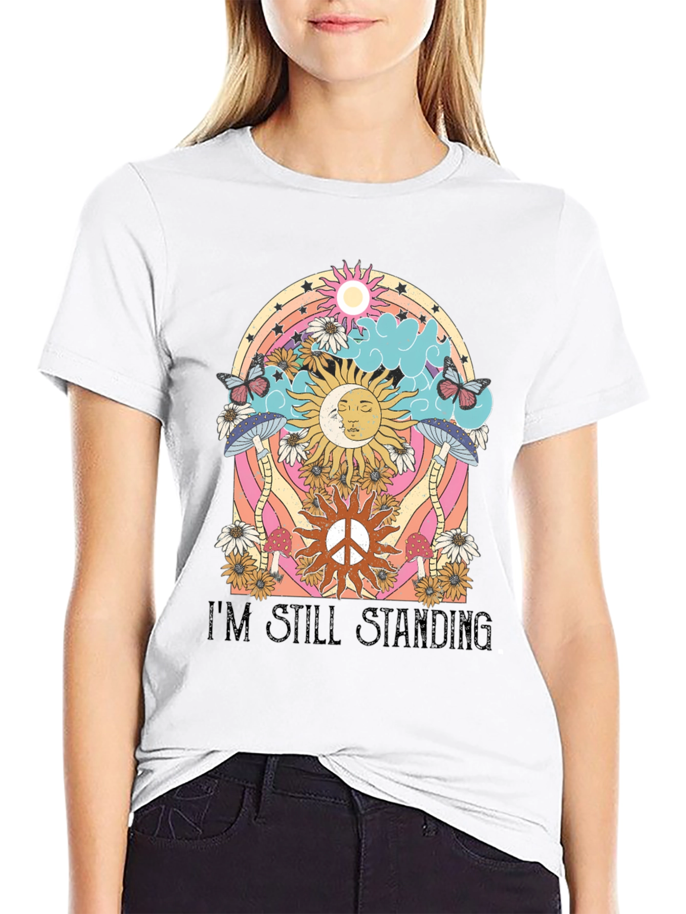Black I'm Still Standing Graphic Tee view 9