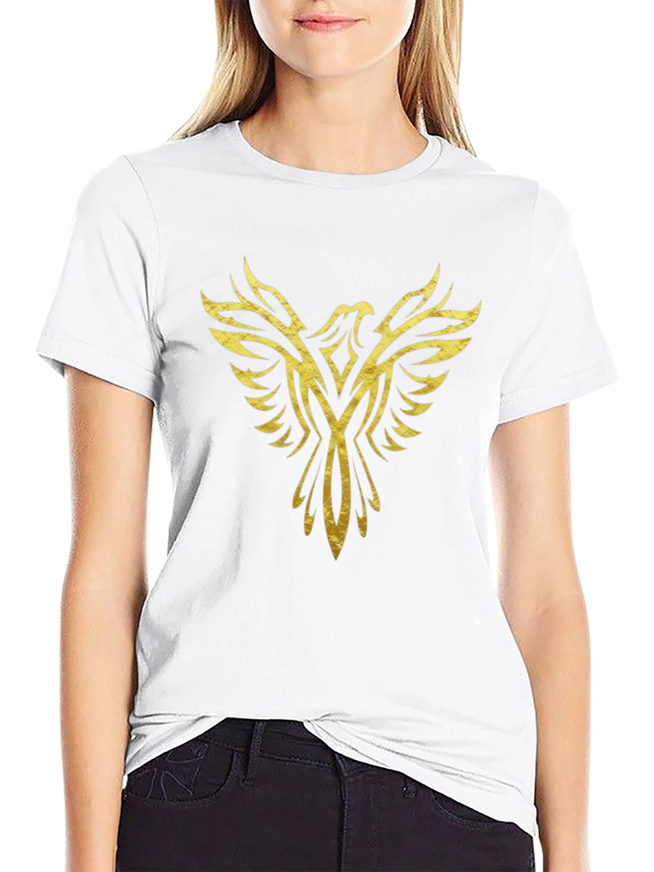 Black Phoenix Graphic Black T-Shirt - Bold Design view 9