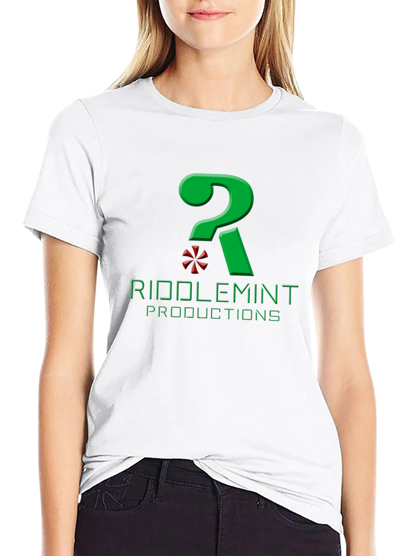 Black Riddlemint Productions Graphic T-Shirt view 9