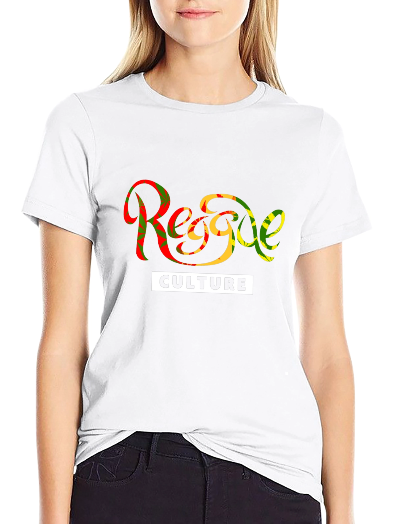 Black Reggae Culture Black T-Shirt - Stylish Graphic Tee view 9