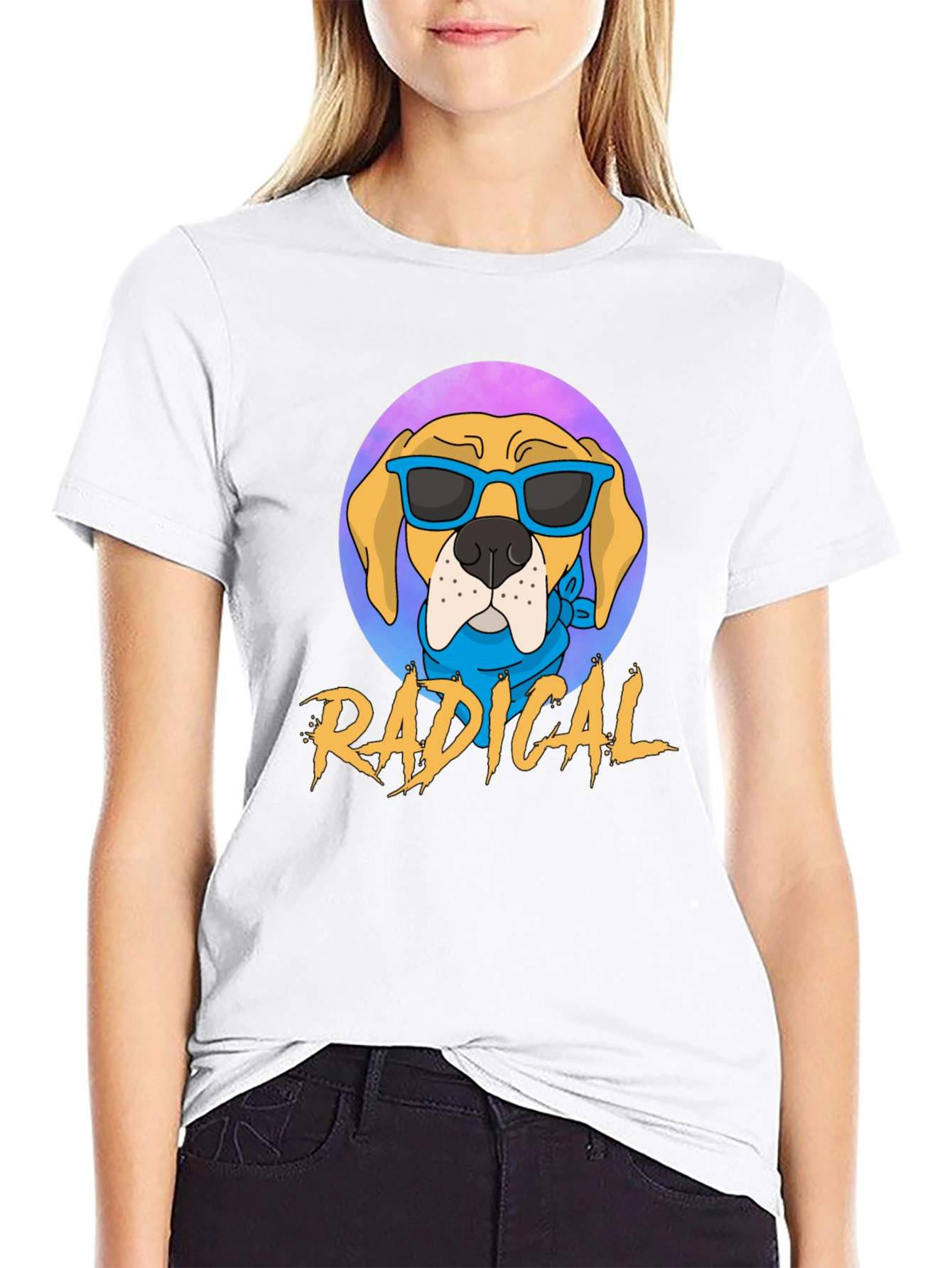 Radical Dog Graphic Tee - Cool Canine Vibes! - 9