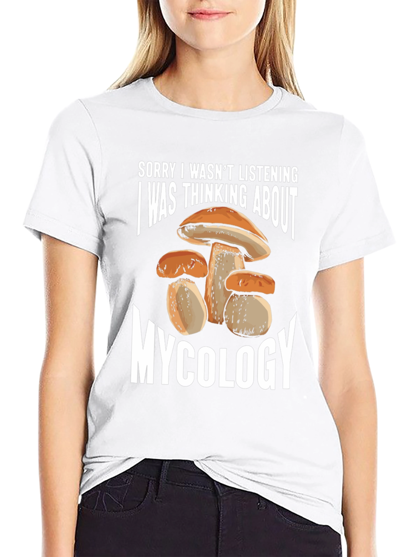 Black Mycology Thinking T-Shirt view 9