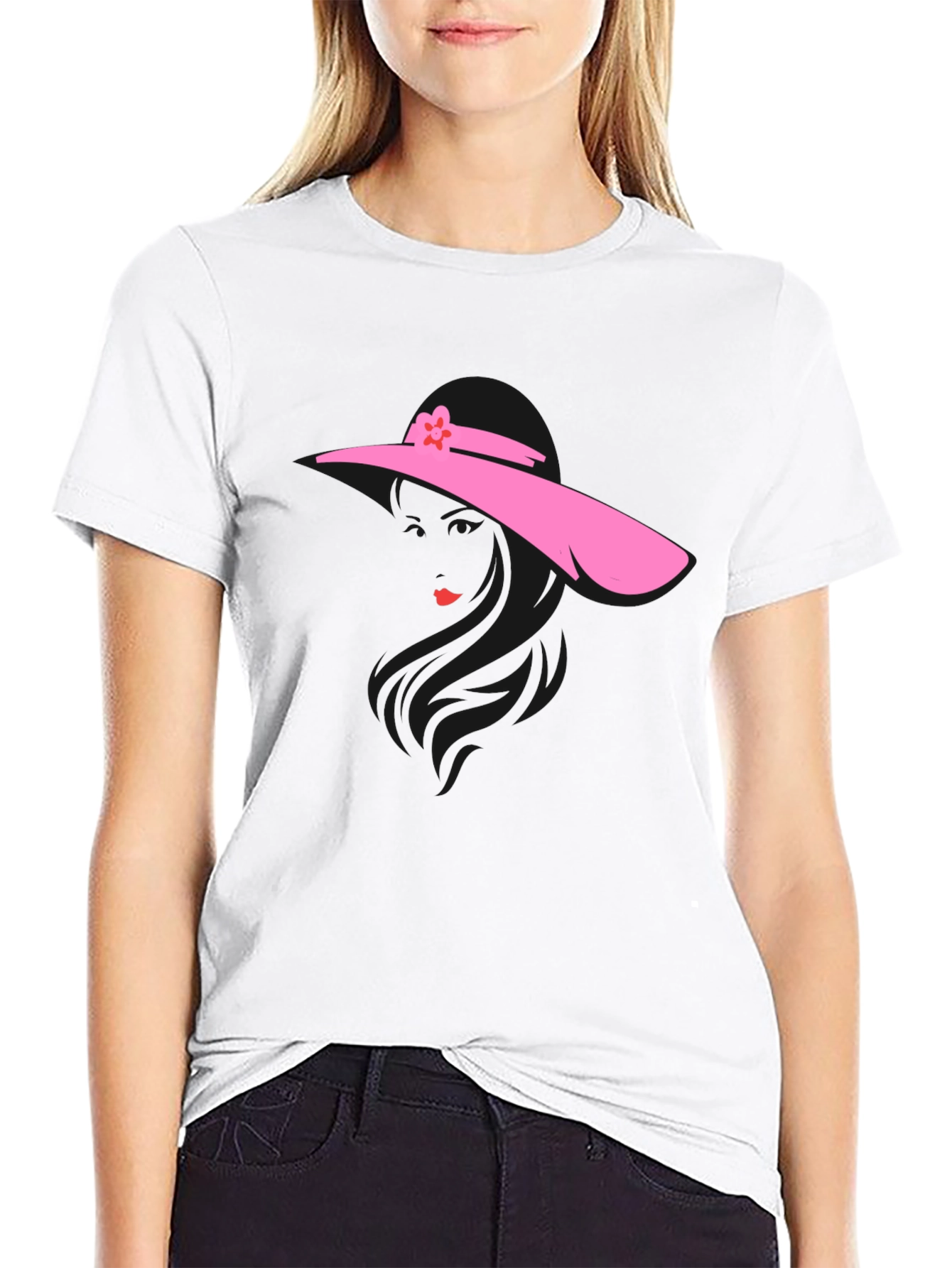 Black Stylish Silhouette T-Shirt view 9