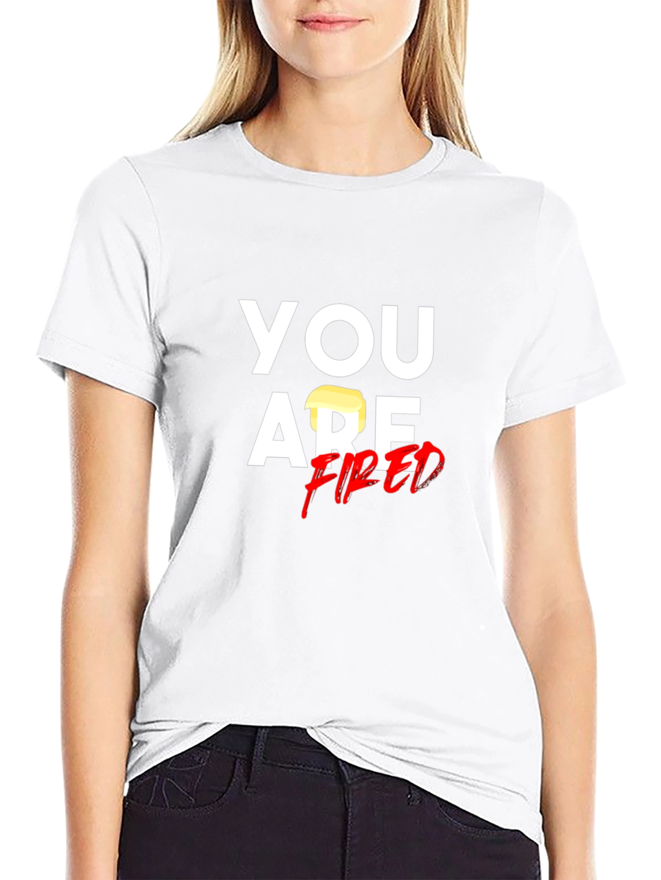 Black You Are Fired T-Shirt - Political Humor Tee view 9