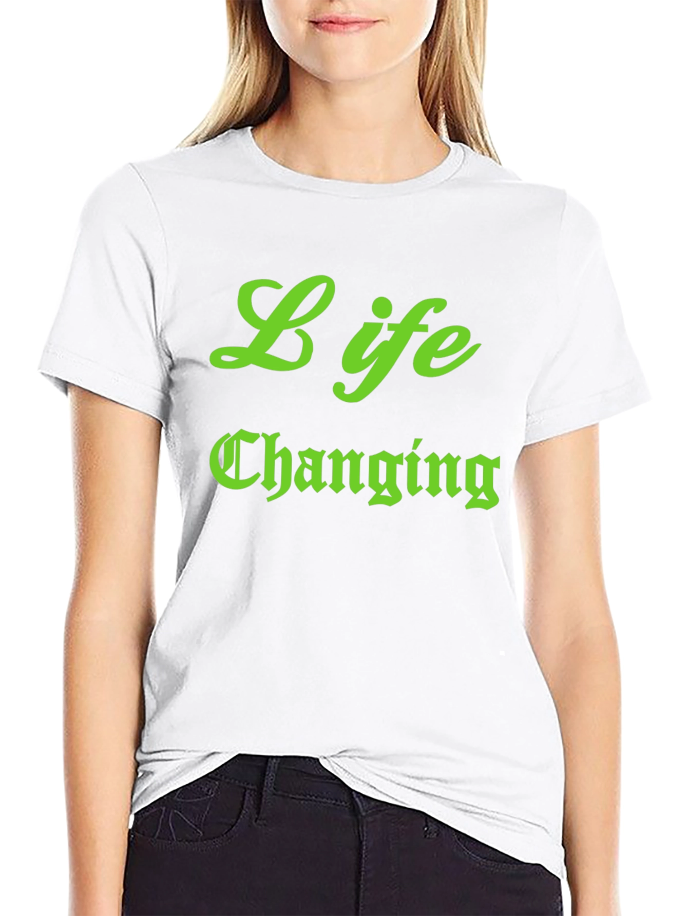 Black Life Changing Black Graphic Tee view 9