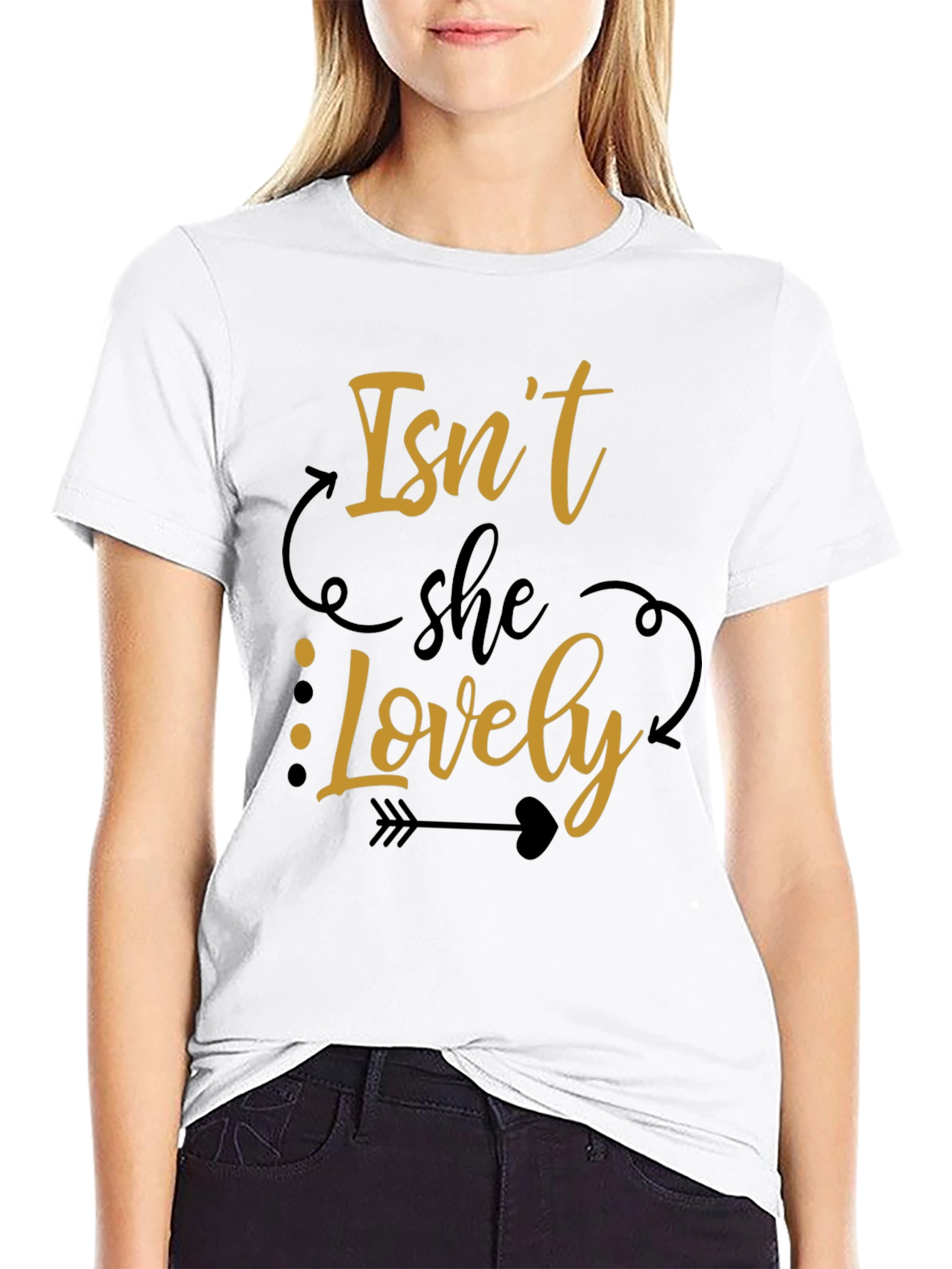 Black Isn't She Lovely Graphic T-Shirt view 9