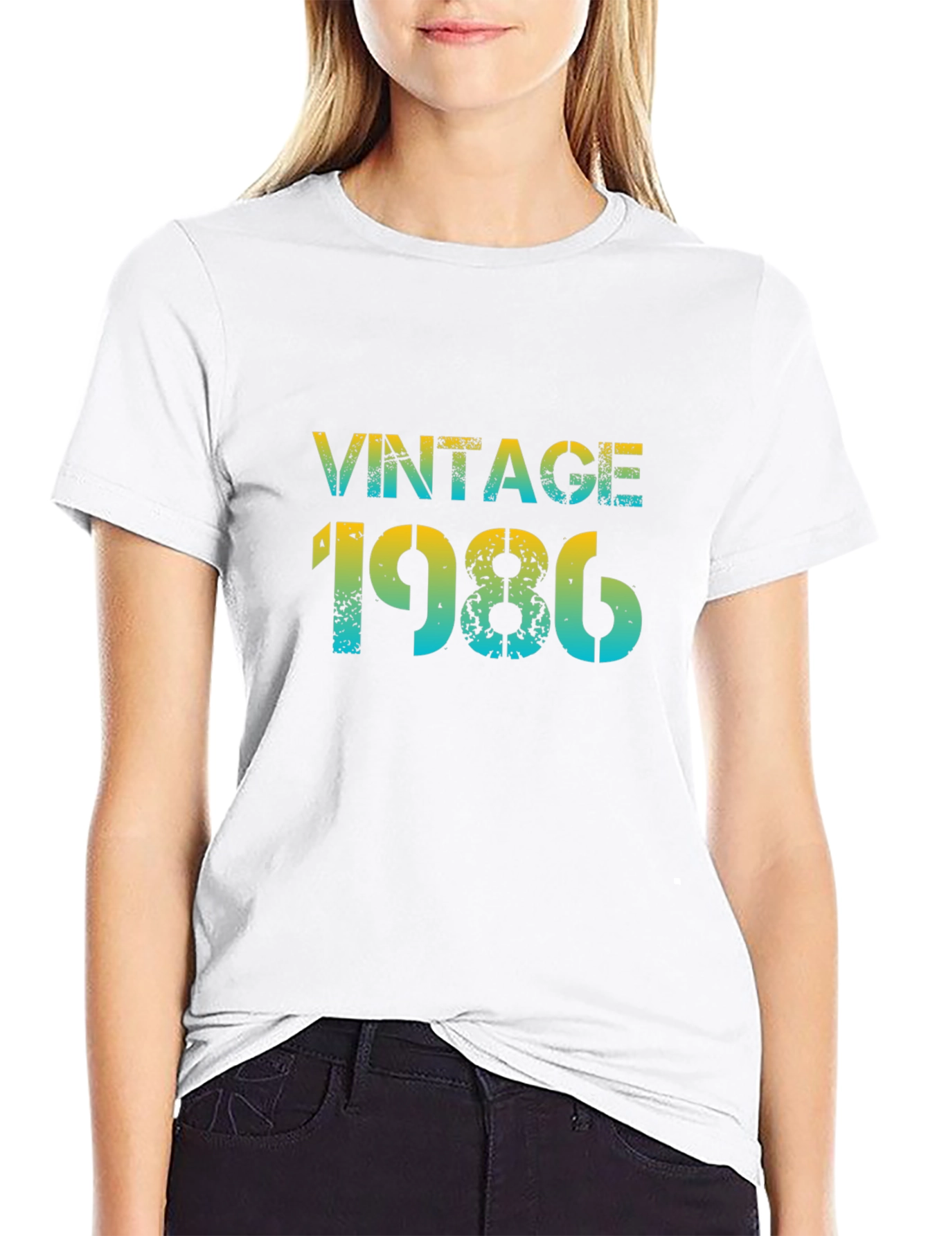 Black Vintage 1986 Graphic T-Shirt view 9