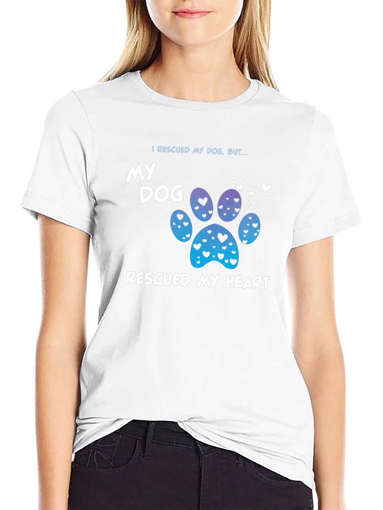 Rescued My Dog T-Shirt - 9