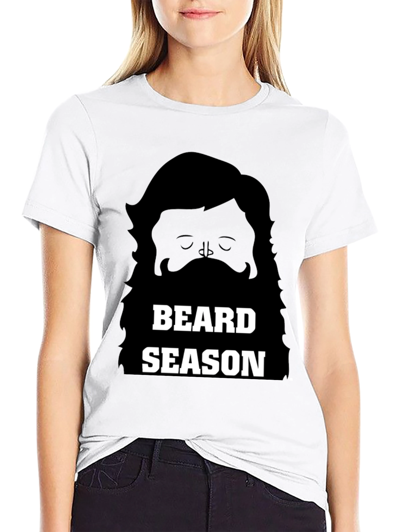 Black Beard Season Graphic Tee - Soft Cotton Unisex Shirt view 9
