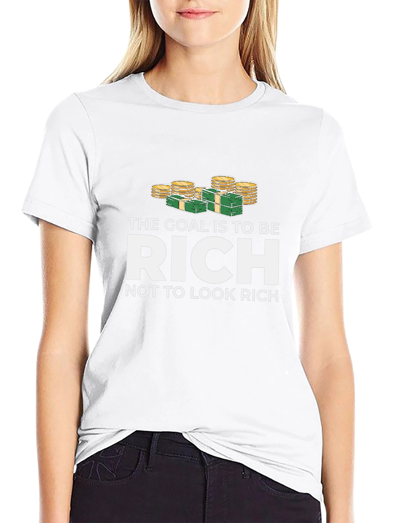Black Be Rich T-Shirt view 9
