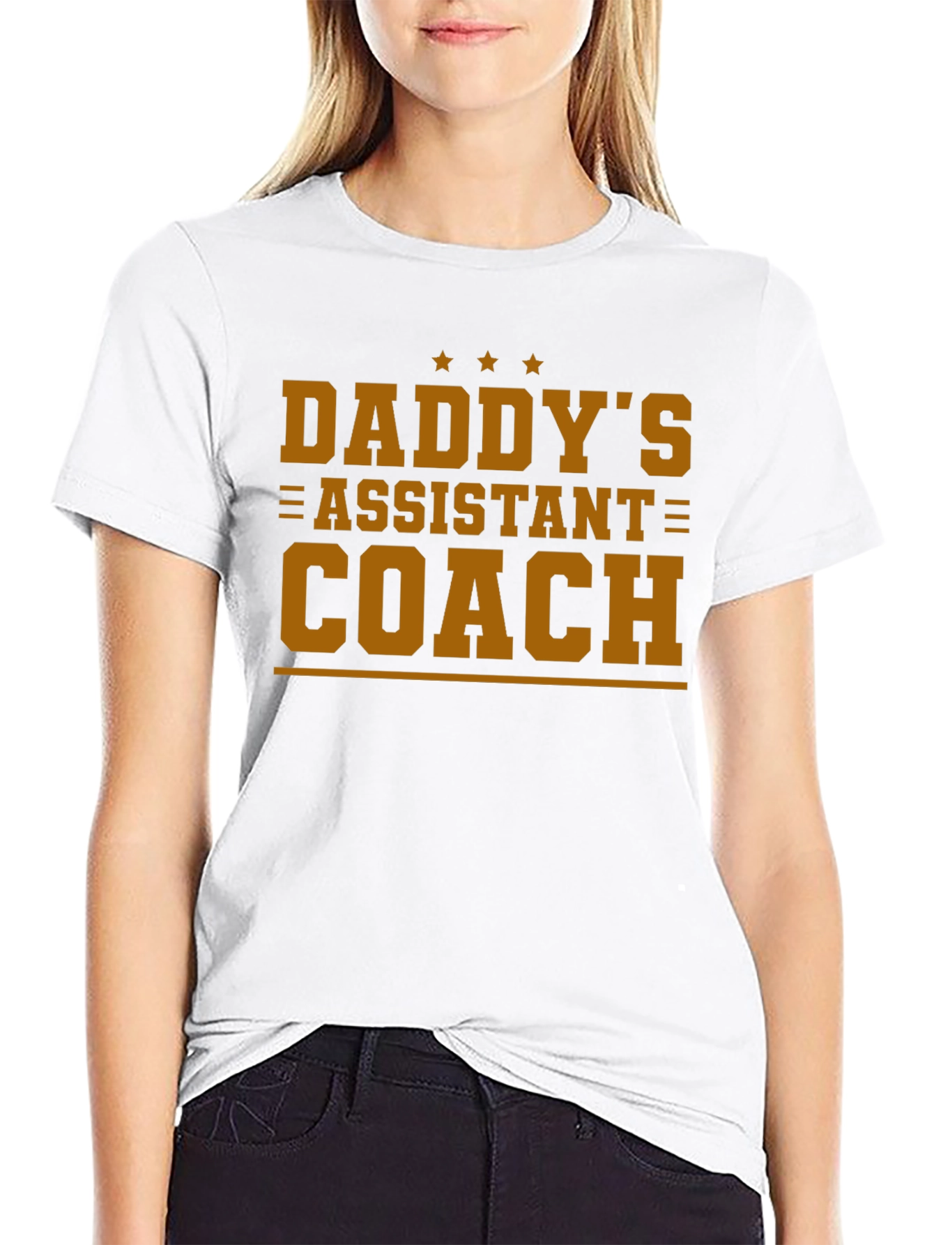 Black Daddy's Assistant Coach T-Shirt view 9