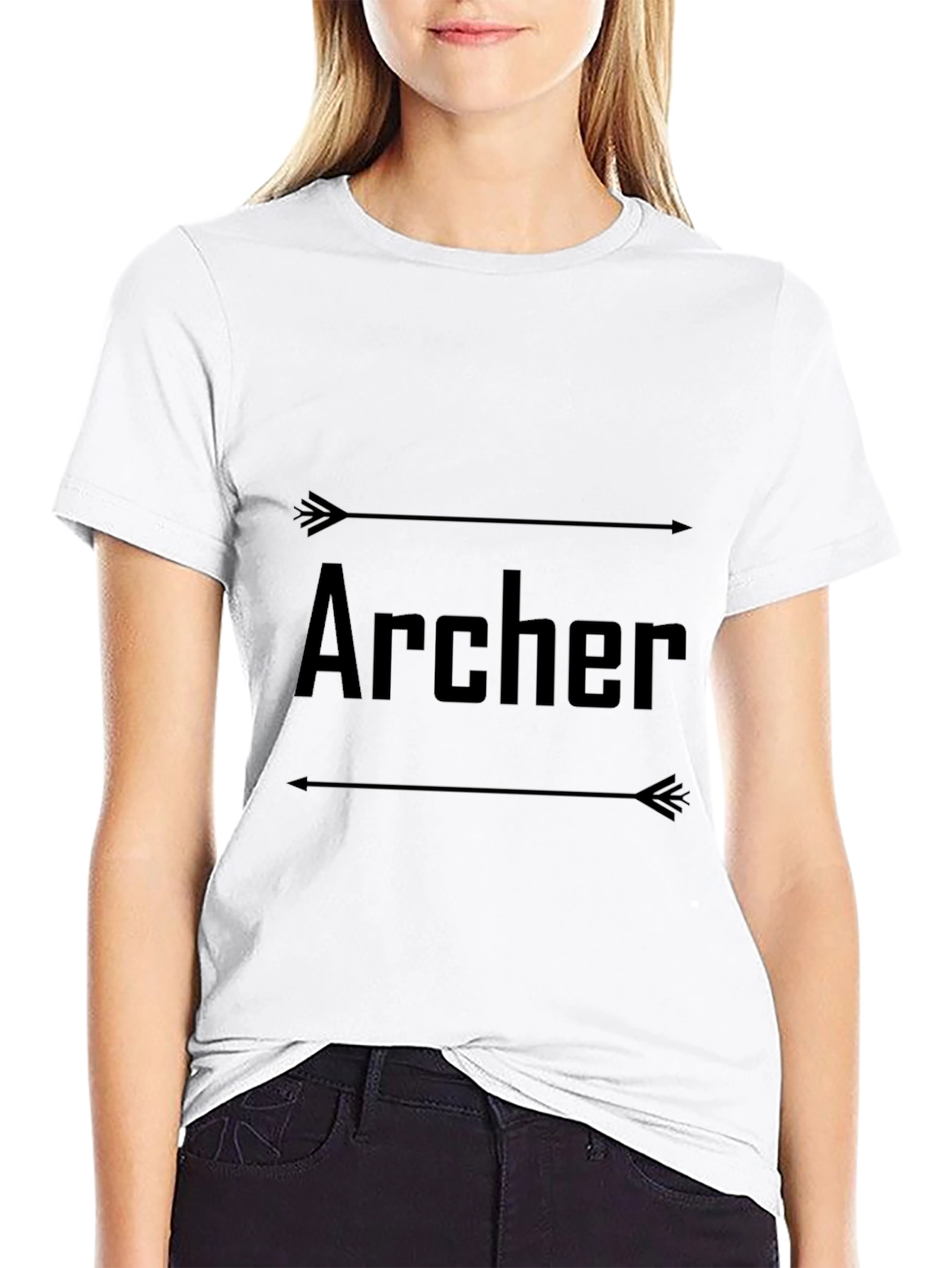 Black Archer Graphic T-Shirt view 9