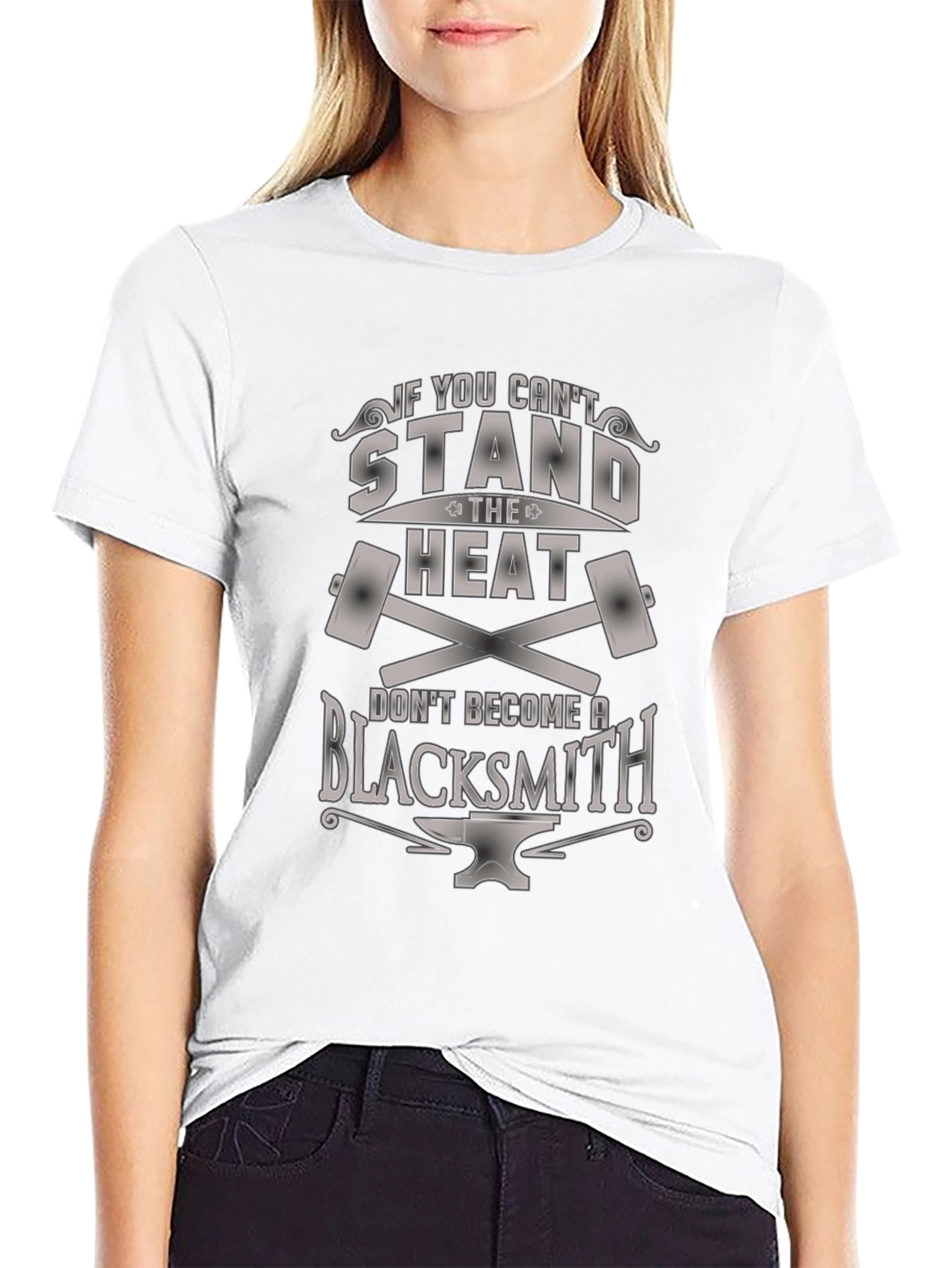 Black Blacksmith T-Shirt - Stand the Heat view 9