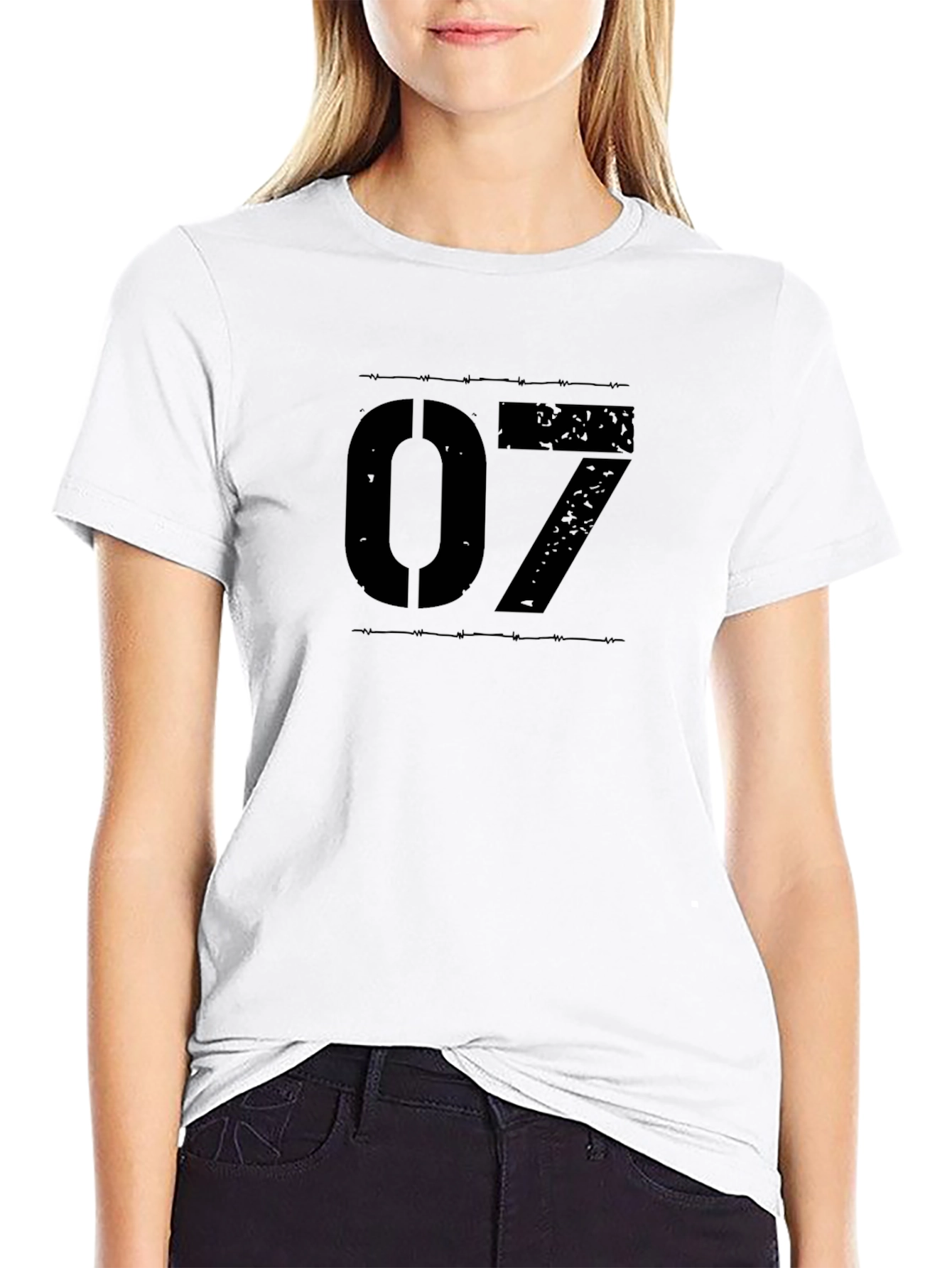 Black Edgy 07 Graphic Black T-Shirt - Urban Style view 9
