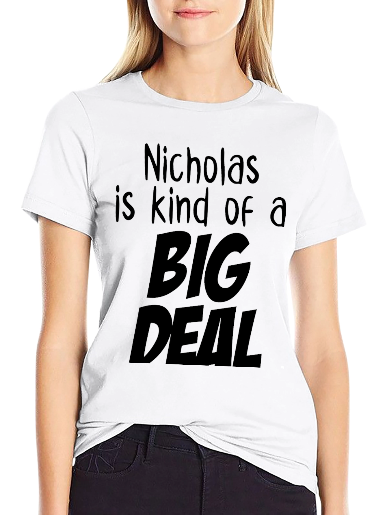Black Nicholas Big Deal Black T-Shirt view 9