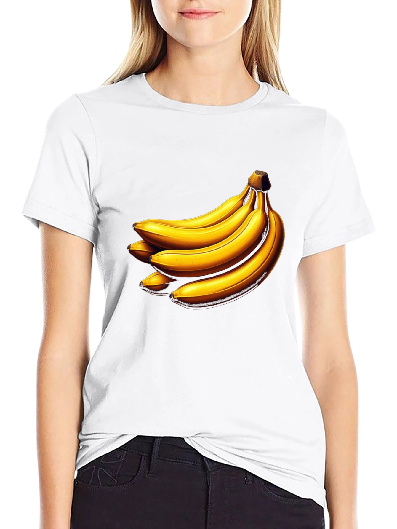 Black Banana Graphic Tee - Unique Fruit Design view 9
