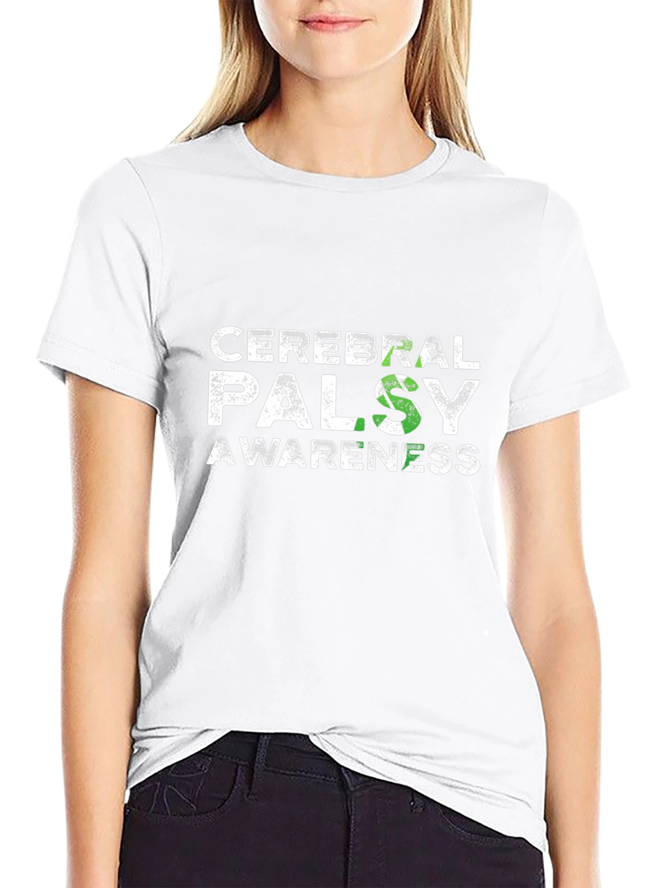 Black Cerebral Palsy Awareness T-Shirt - Unisex view 9