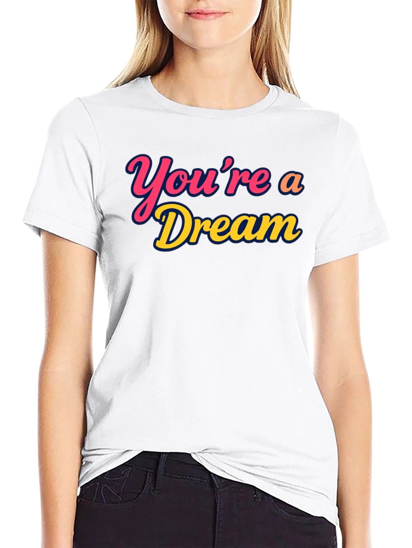 Black You're a Dream Graphic T-Shirt view 9