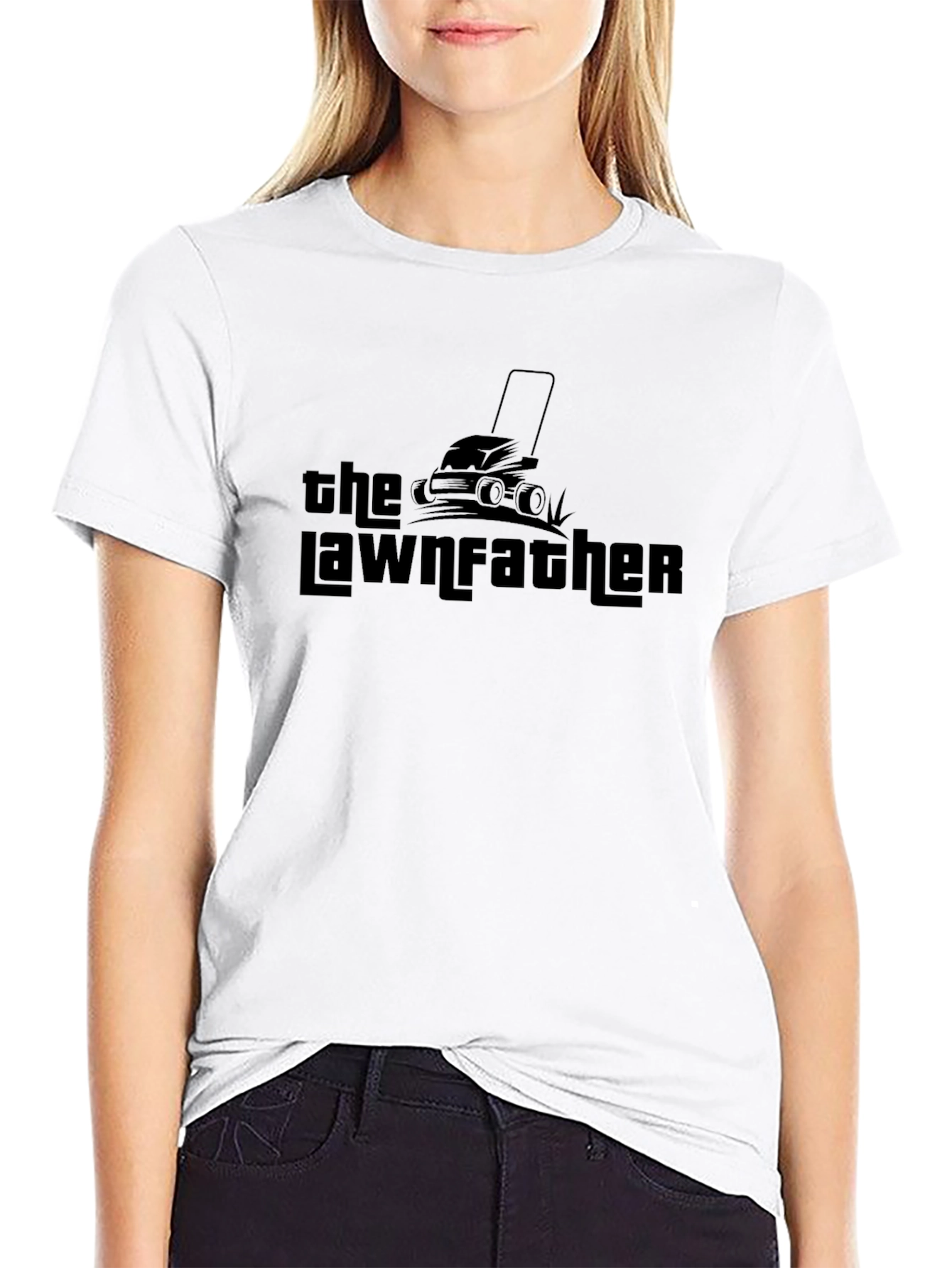 Black The Lawnfather T-Shirt view 9