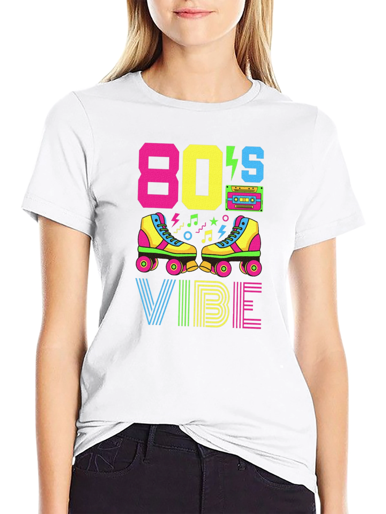 Retro 80's Vibe Graphic T-Shirt - 9