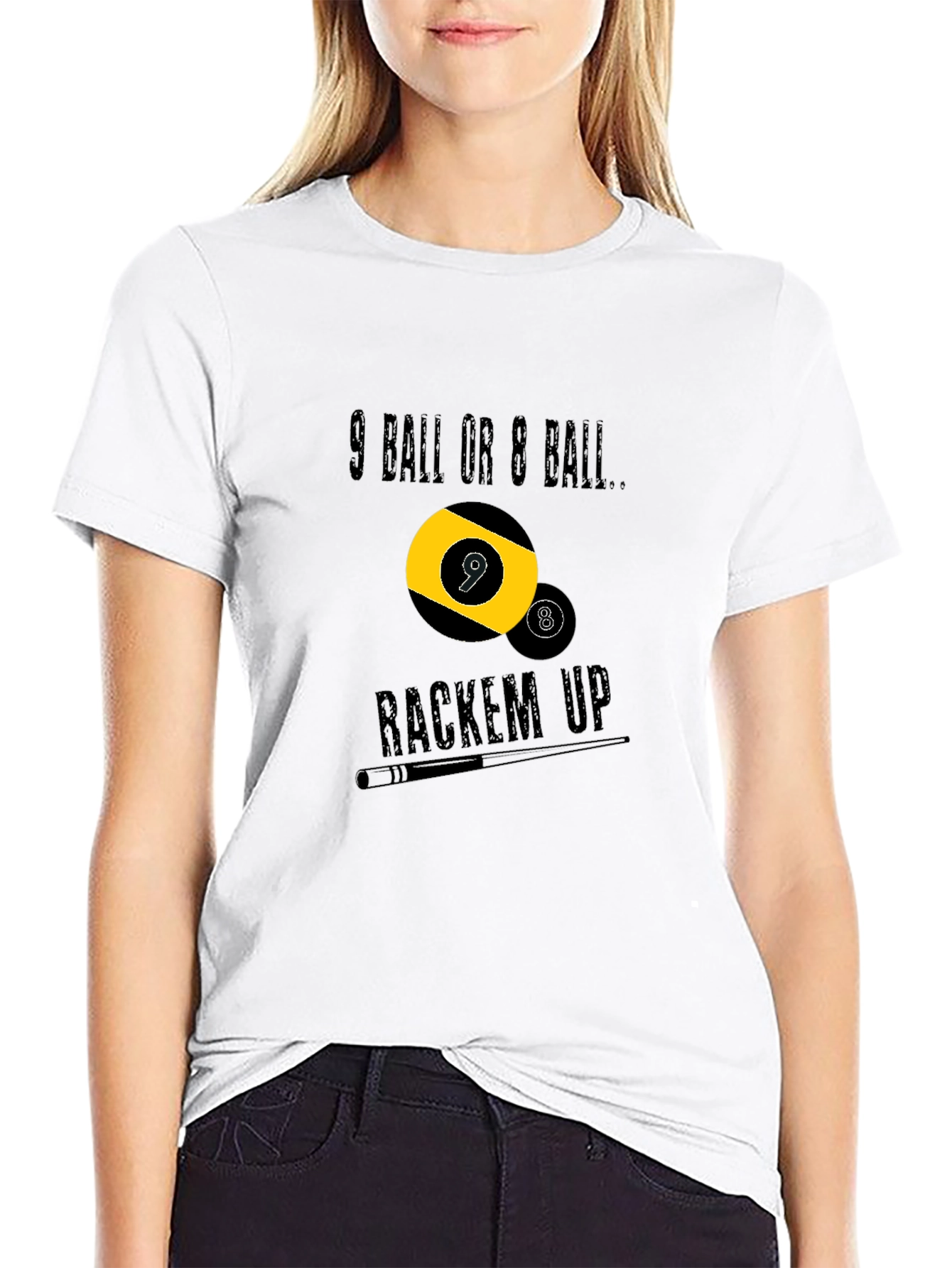 9 Ball or 8 Ball Graphic Tee - 9