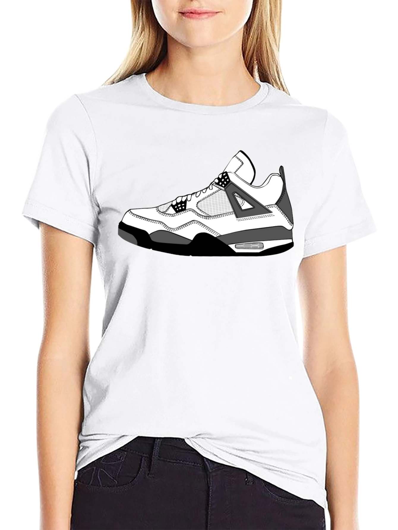 Sneaker Graphic T-Shirt - Black - 9