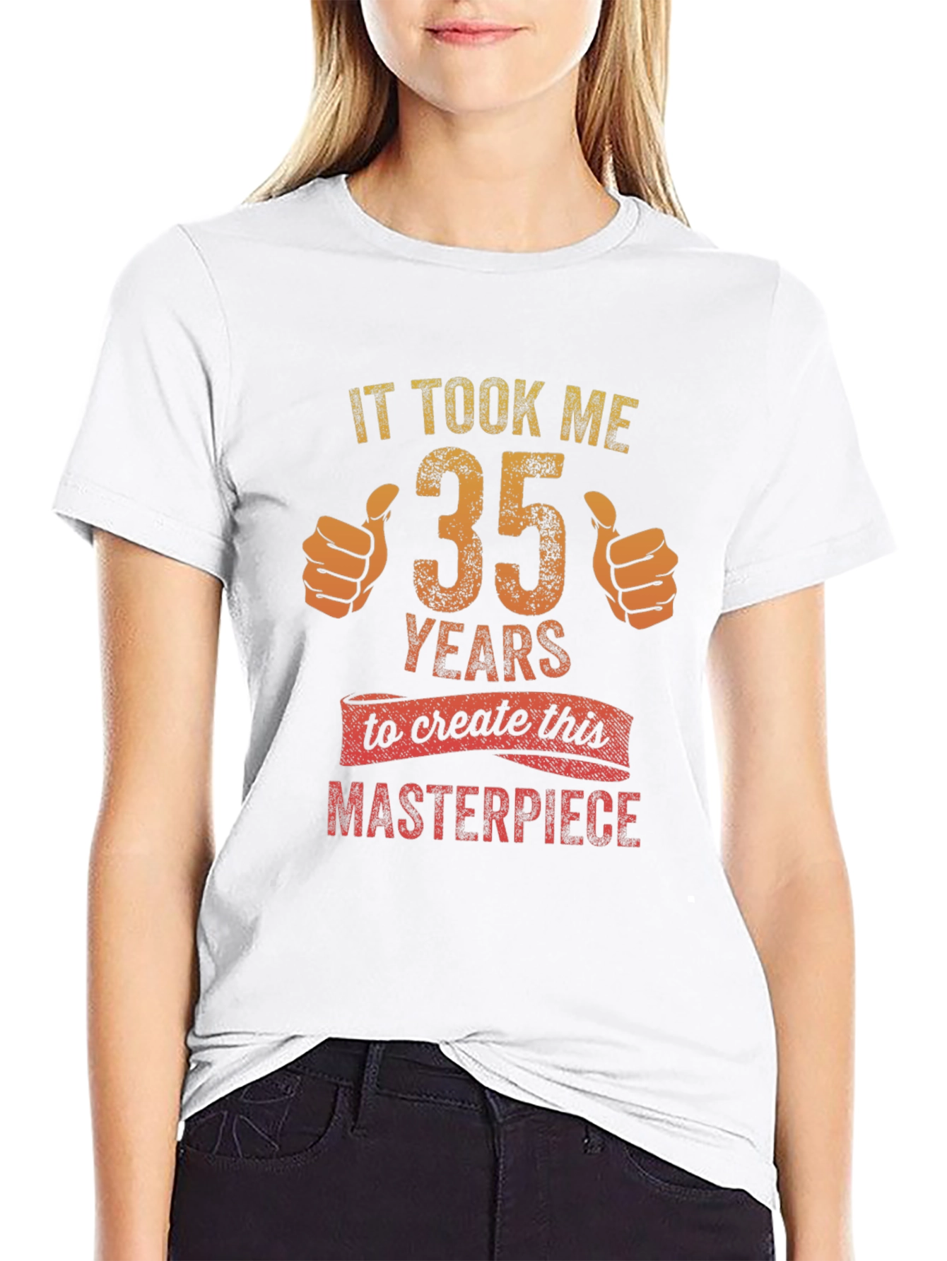 Black 35 Years Masterpiece Graphic Tee - Black view 9