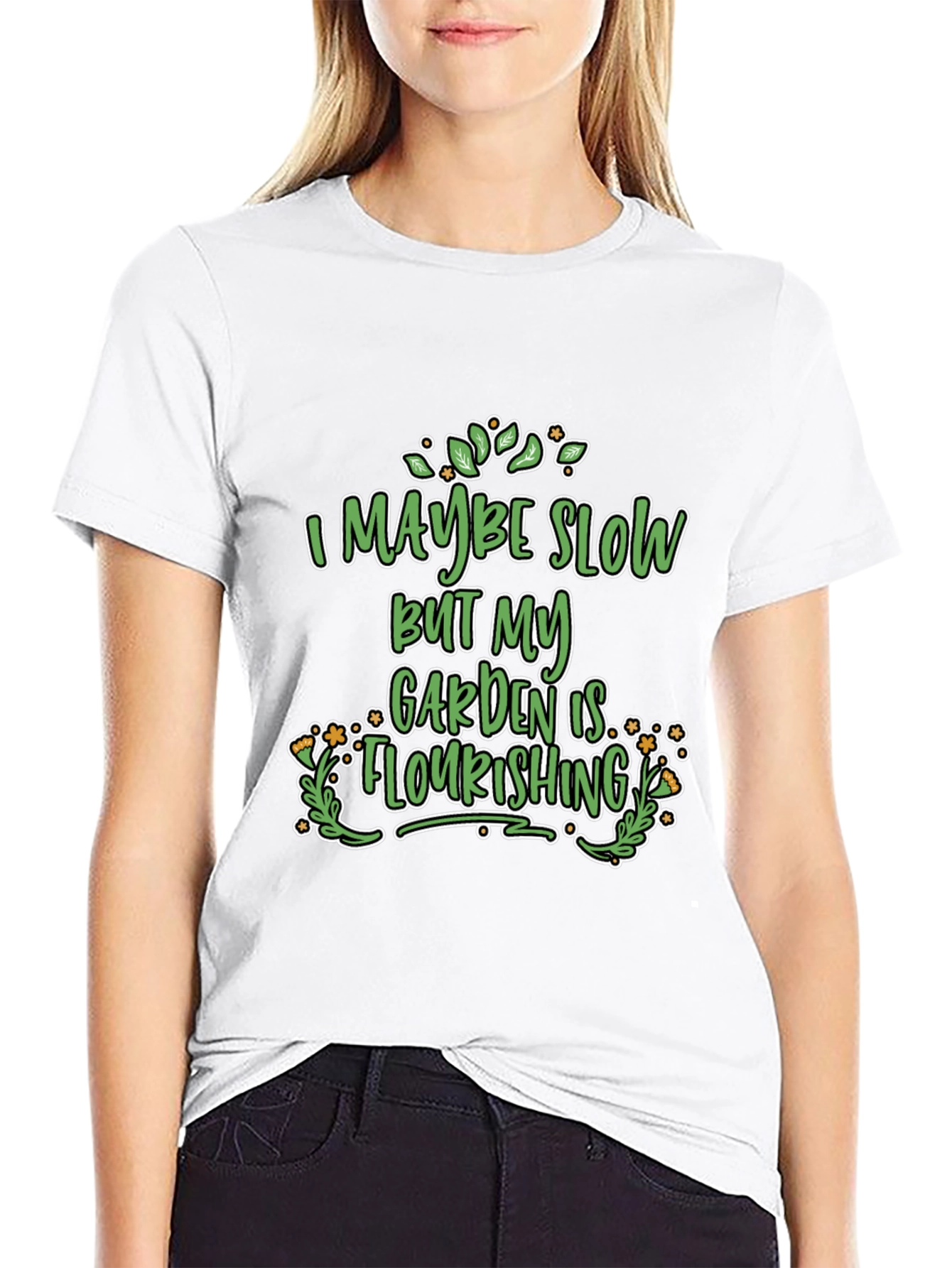 Black Funny Gardener T-Shirt - Garden is Flourishing view 9