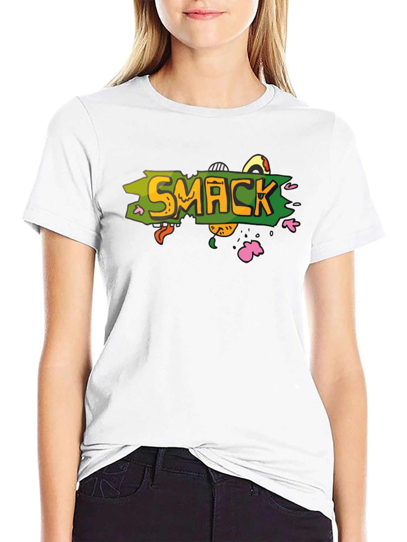 Black Smack Graphic Tee - Bold & Unique! view 9
