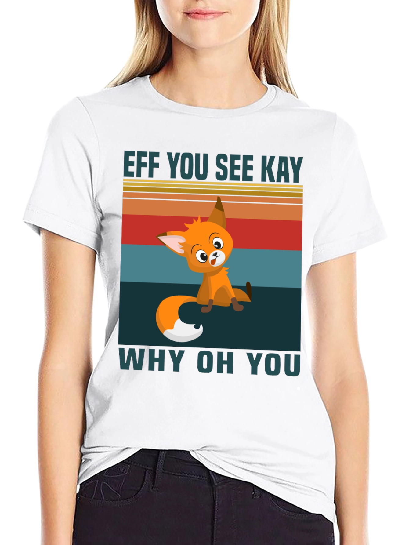 Black Eff You See Kay Why Oh You T-Shirt view 9