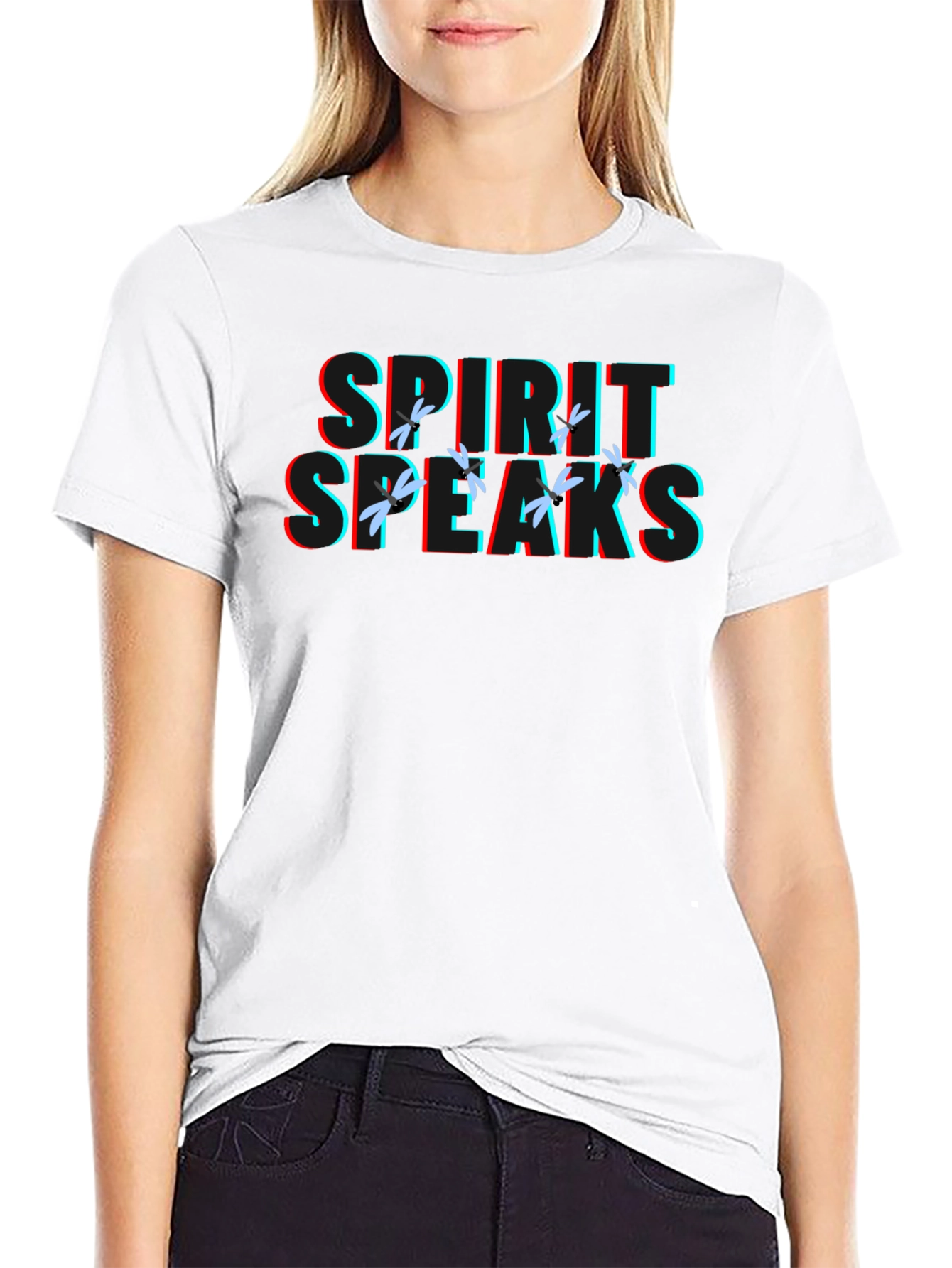 Black Spirit Speaks Graphic T-Shirt view 9