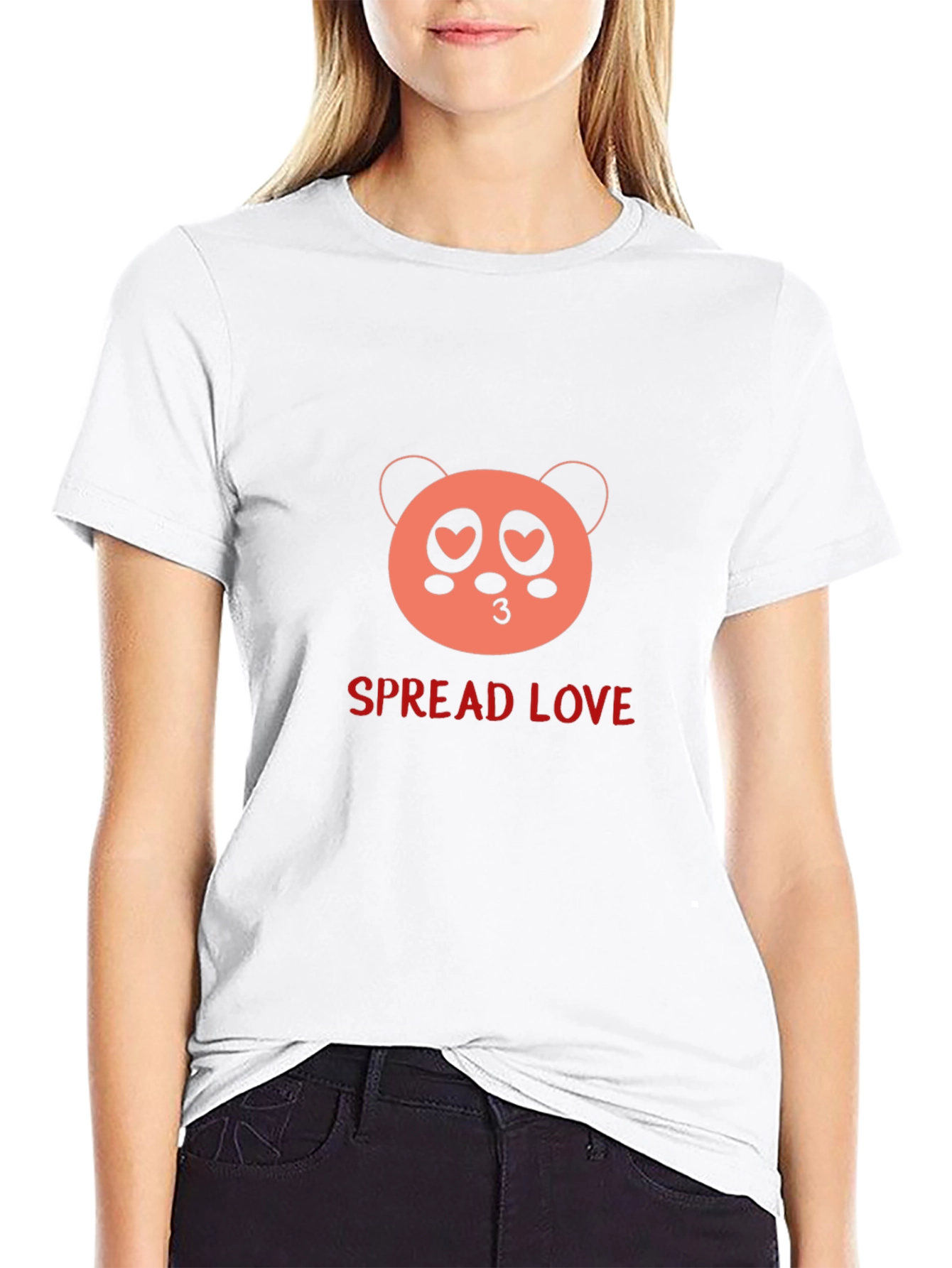 Spread Love Panda T-Shirt - 9