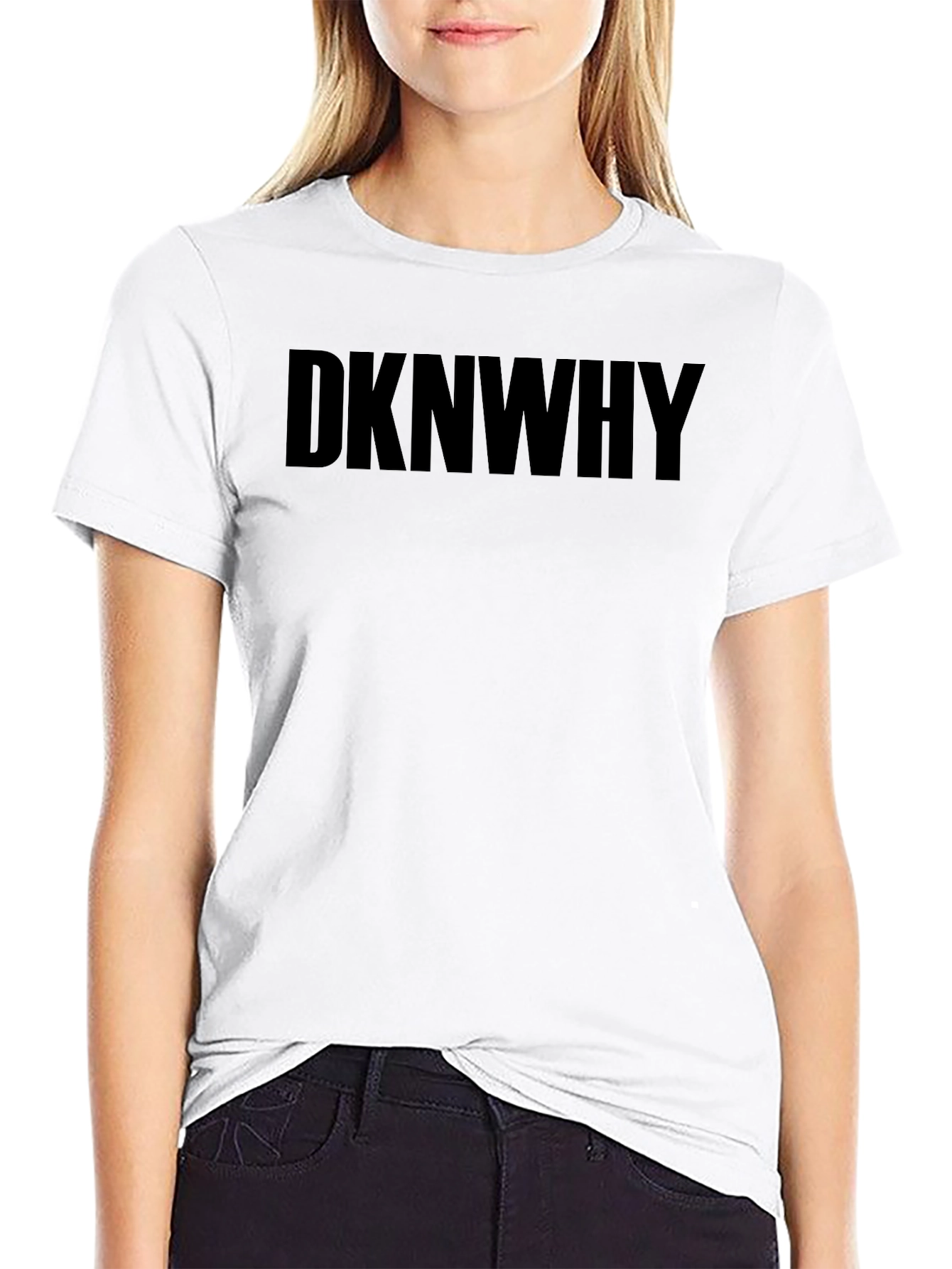 Black DKNWHY Black Graphic Tee - Men's Stylish Casual T-Shirt view 9