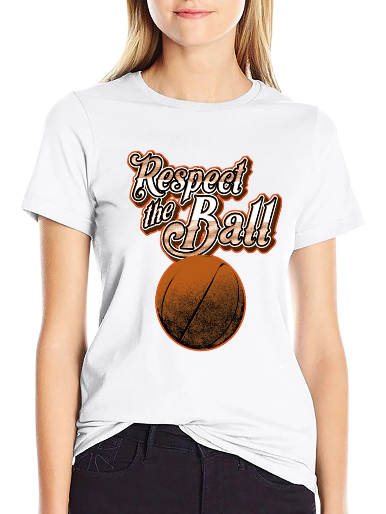 Black Respect the Ball Graphic T-Shirt view 9