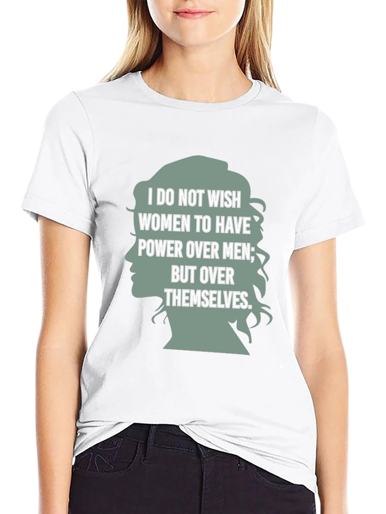 Black Empowering Women's Rights T-Shirt view 9
