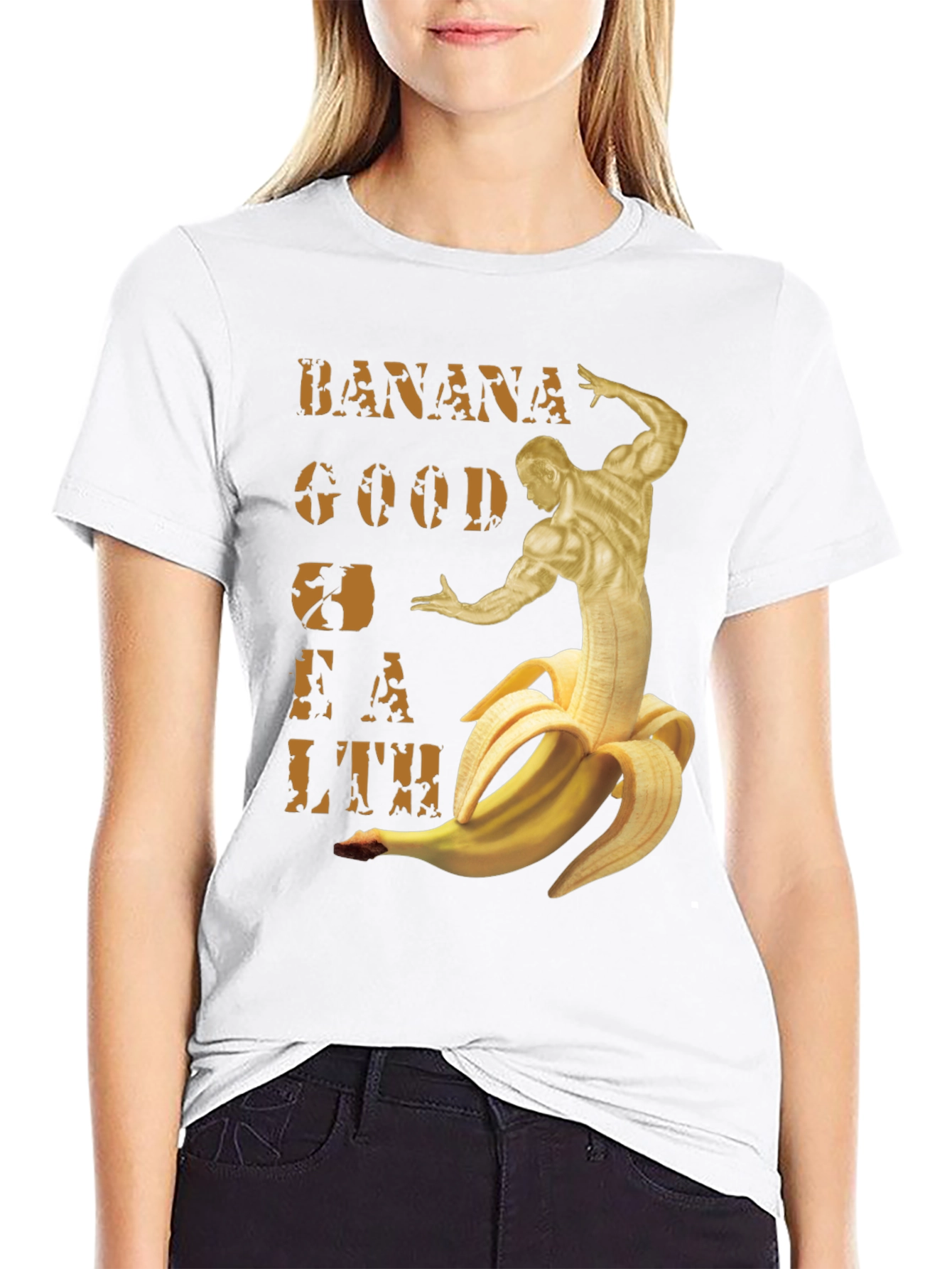 Black Banana Good For Health T-Shirt view 9