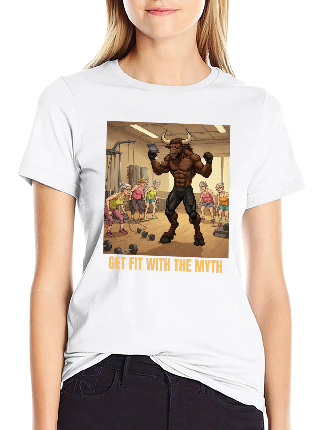 Black Get Fit With The Myth Tee view 9