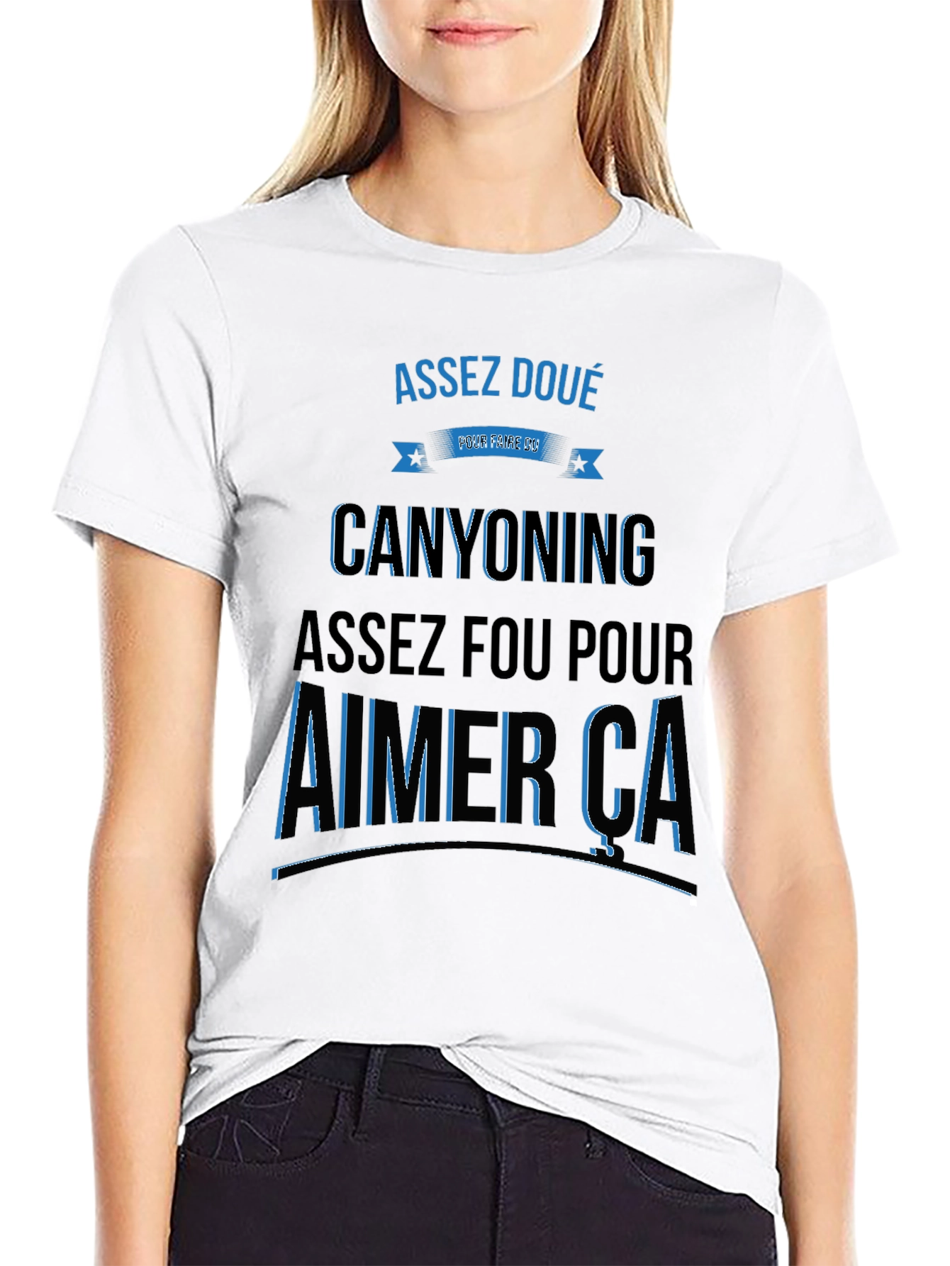 Black Assez Doue Canyoning T-Shirt Black view 9