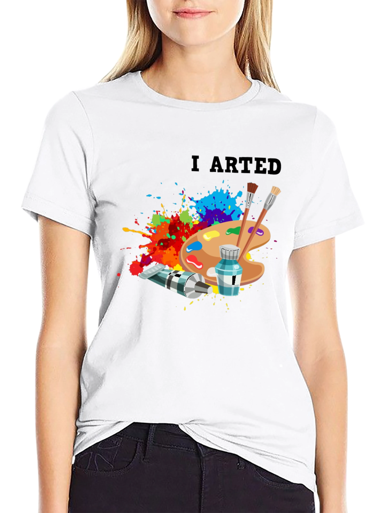 I Arted - Artistic Palette T-Shirt - 9