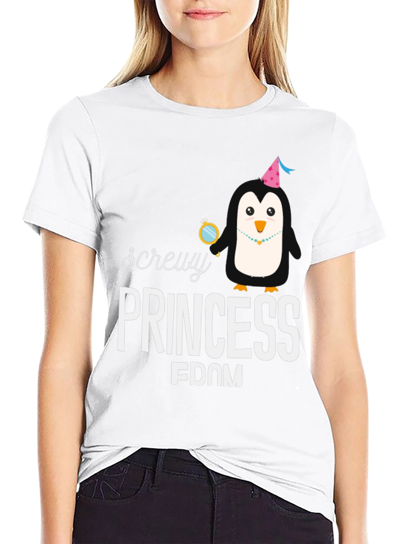 Black Screw Princess T-Shirt view 9
