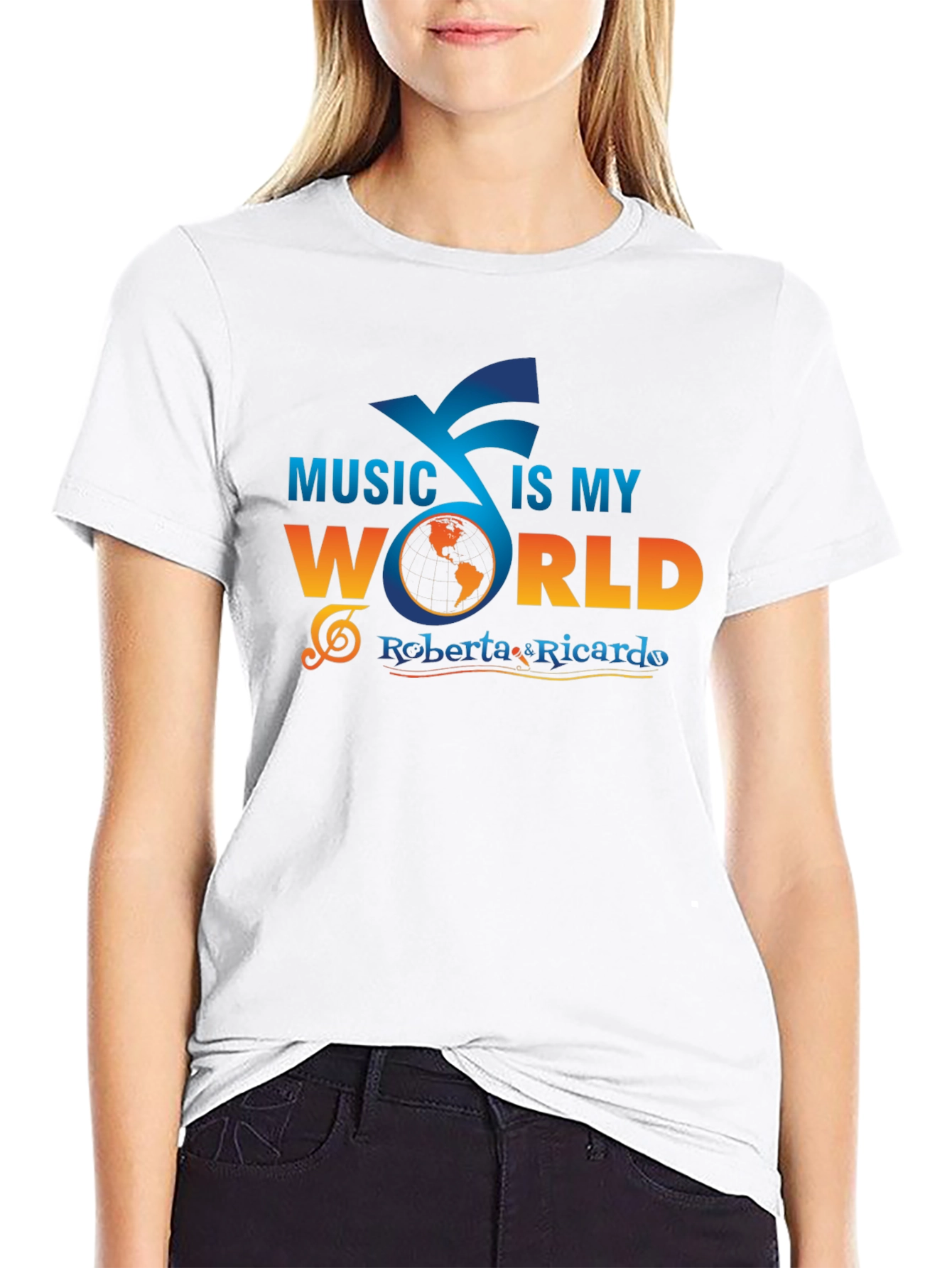 Black Music Is My World Graphic Tee view 9