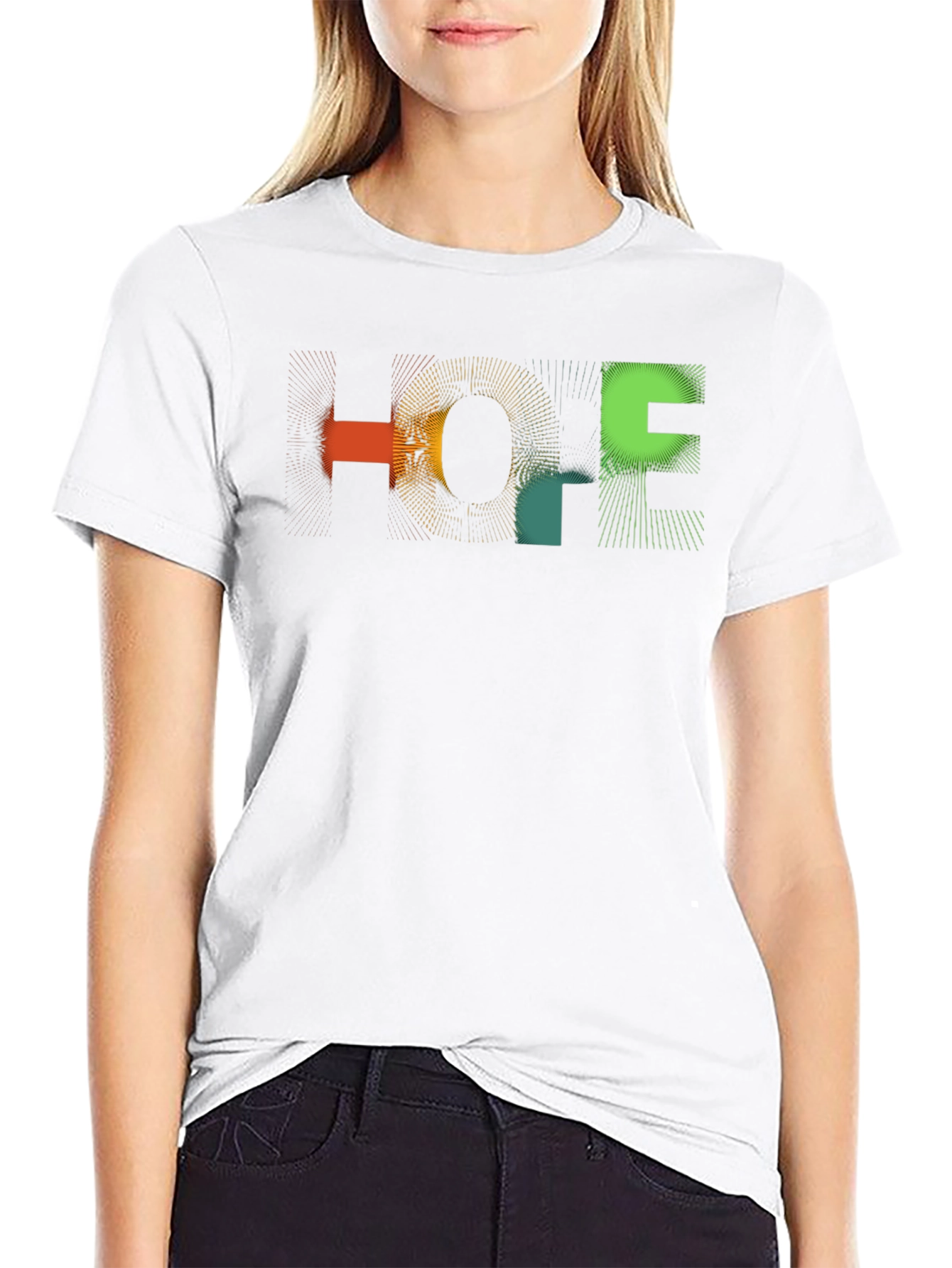 Black HOPE Graphic Tee - Stylish Comfort view 9