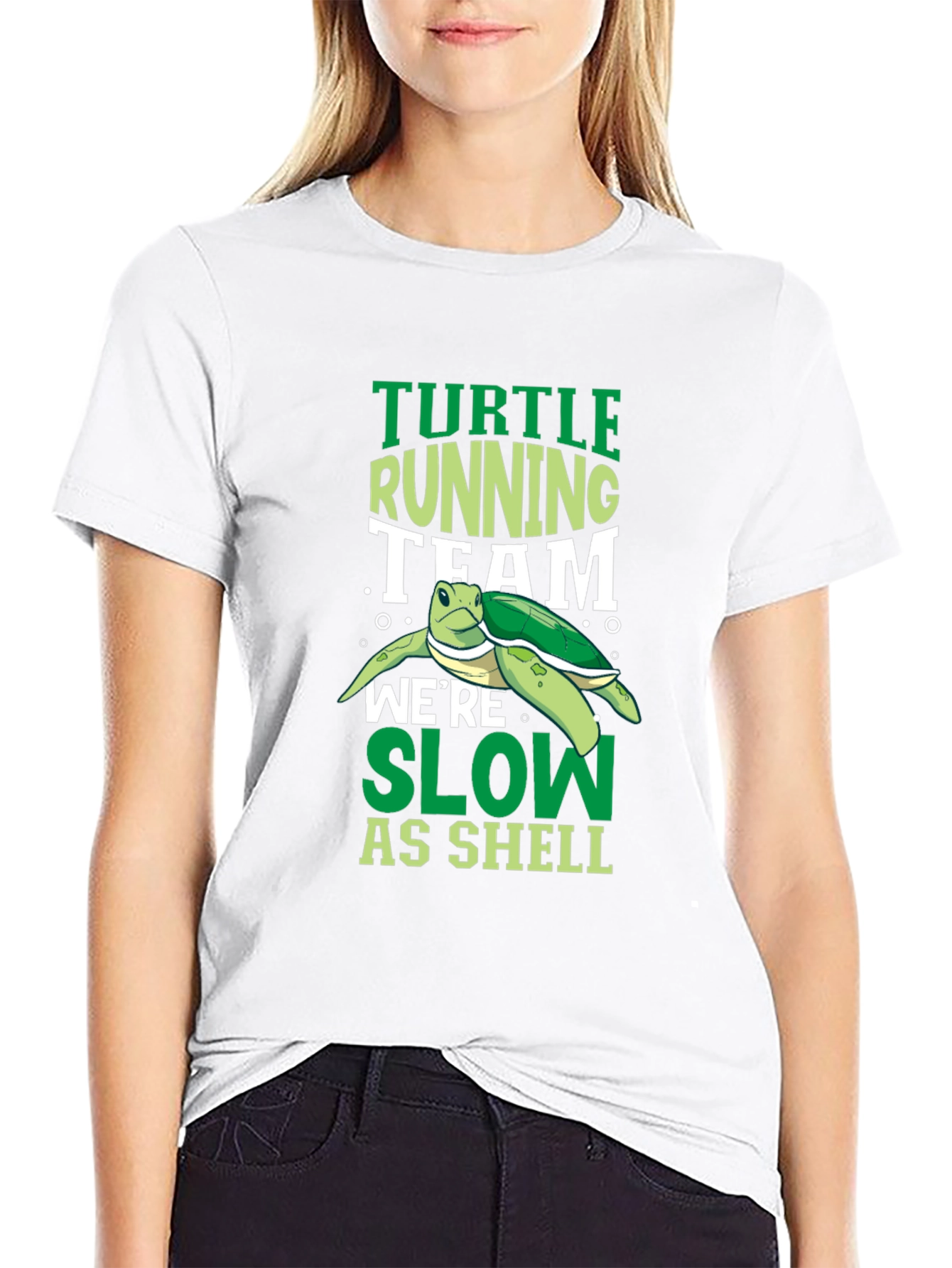 Black Turtle Running Team Graphic T-Shirt view 9