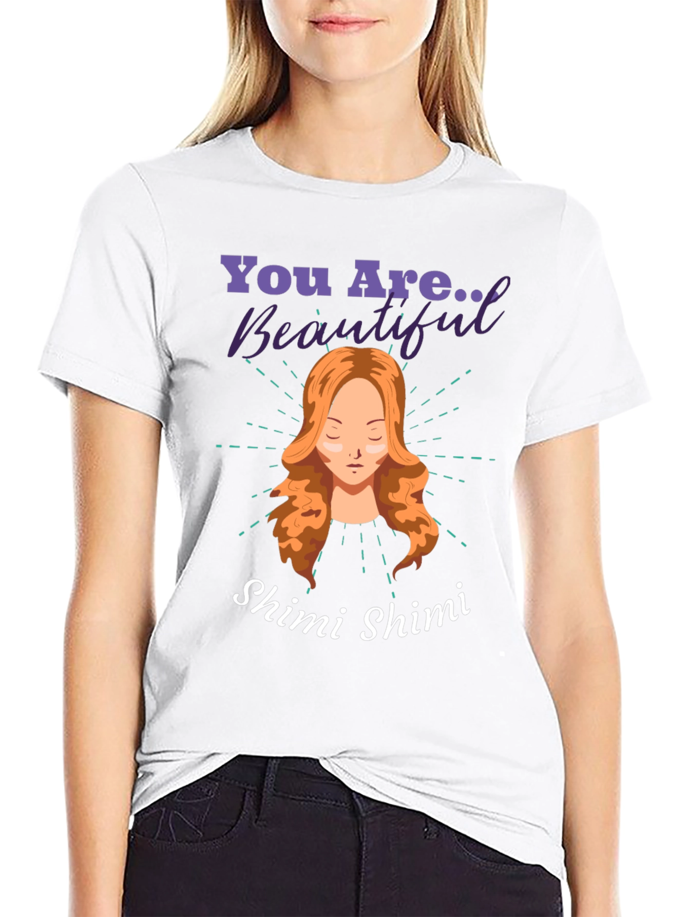 Black You Are Beautiful Shimi T-Shirt view 9