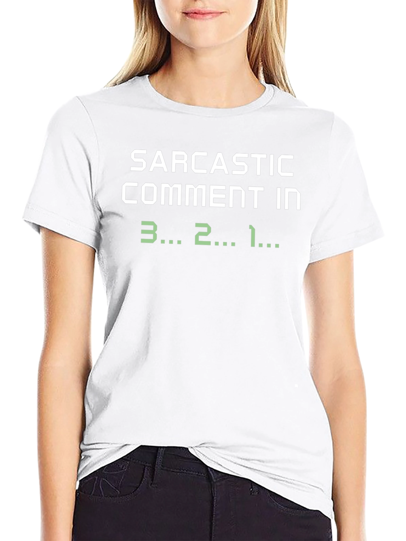 Black Sarcastic Countdown T-Shirt - Humorous Novelty Tee view 9