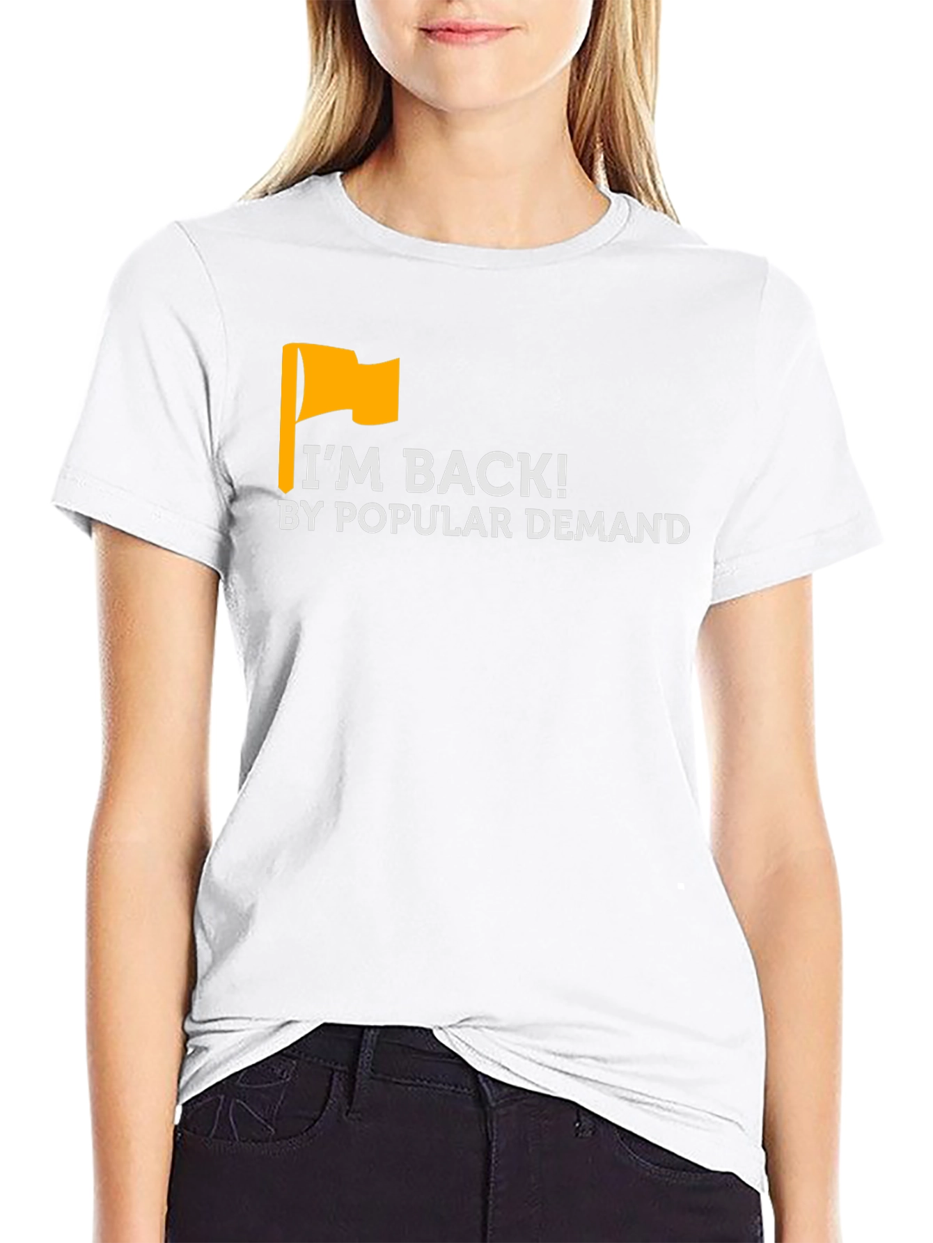 Black I'm Back! T-Shirt - By Popular Demand view 9