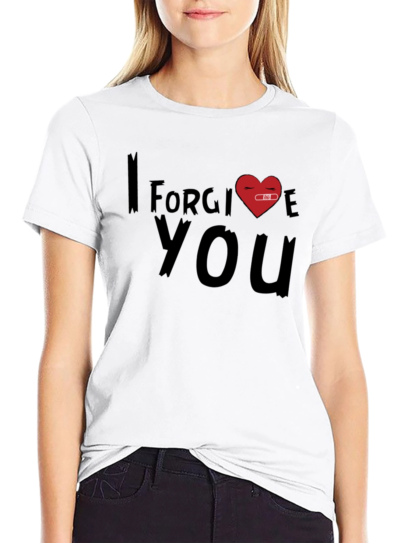 Black I Forgive You Graphic Tee view 9