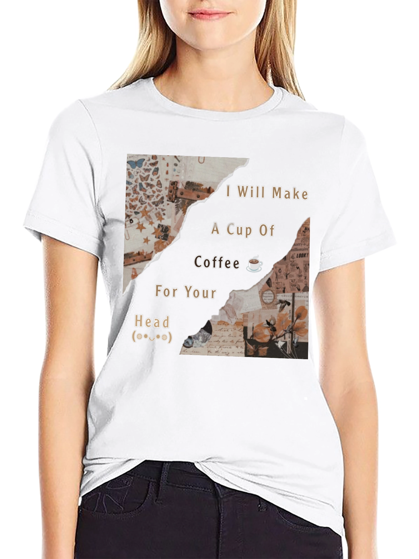 Black I Will Make Coffee For Your Head T-Shirt view 9