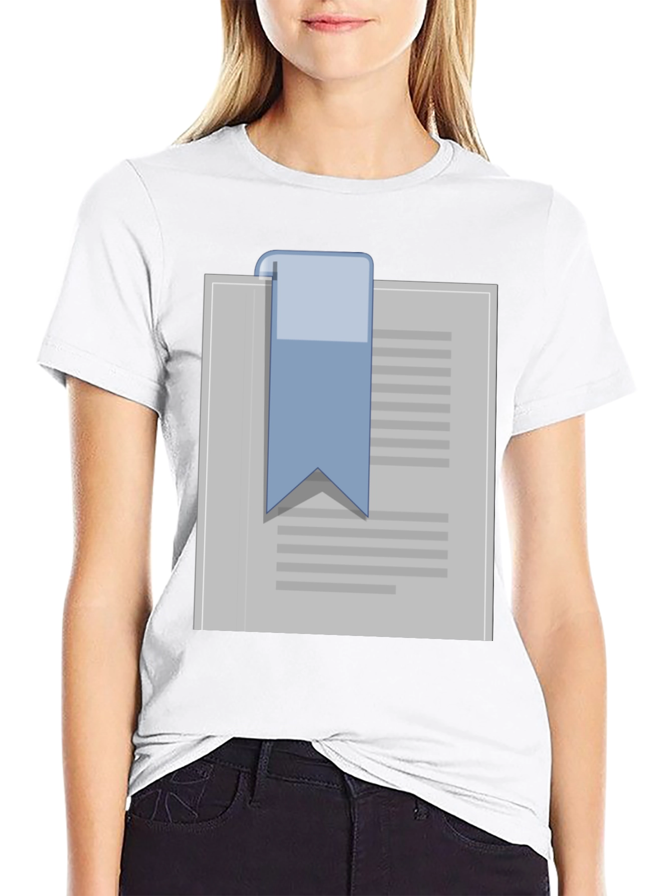 Black Bookworm T-Shirt - Reader's Delight view 9
