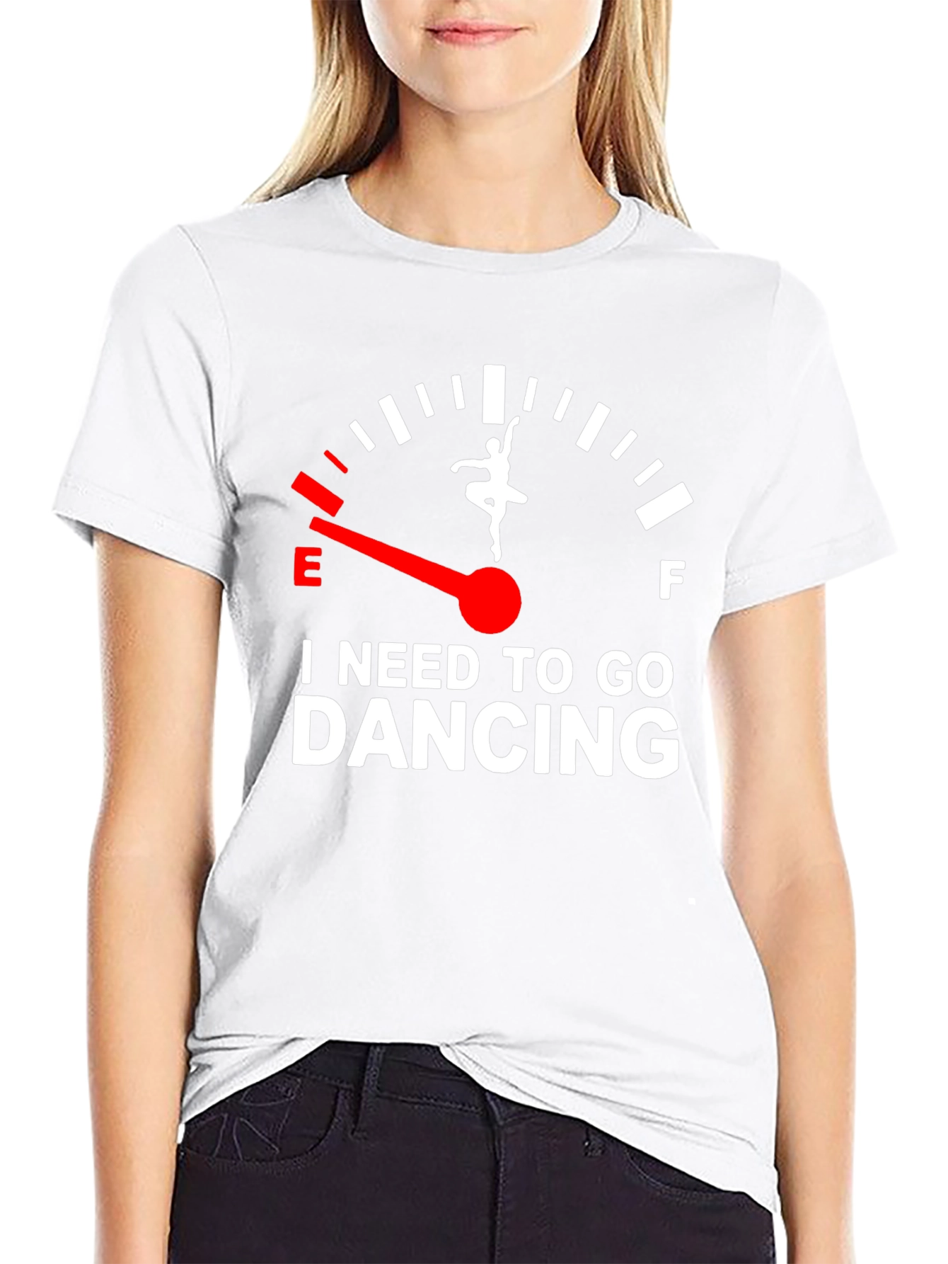 Black I Need To Go Dancing T-Shirt view 9